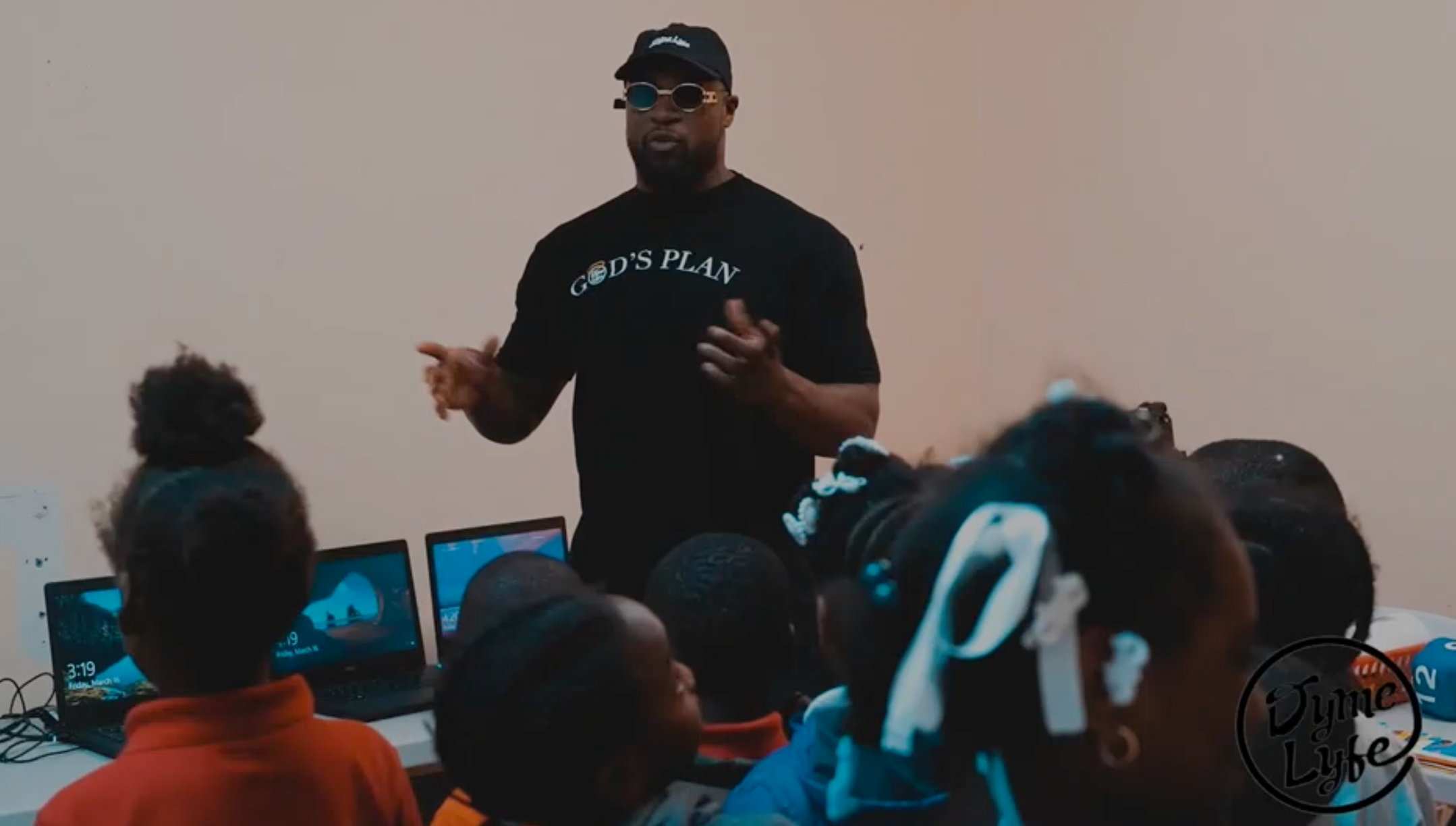 GODS PLAN: DJ Williams & Dyme Lyfe Donate 8 Computers to Gangs Alternative in Little Haiti