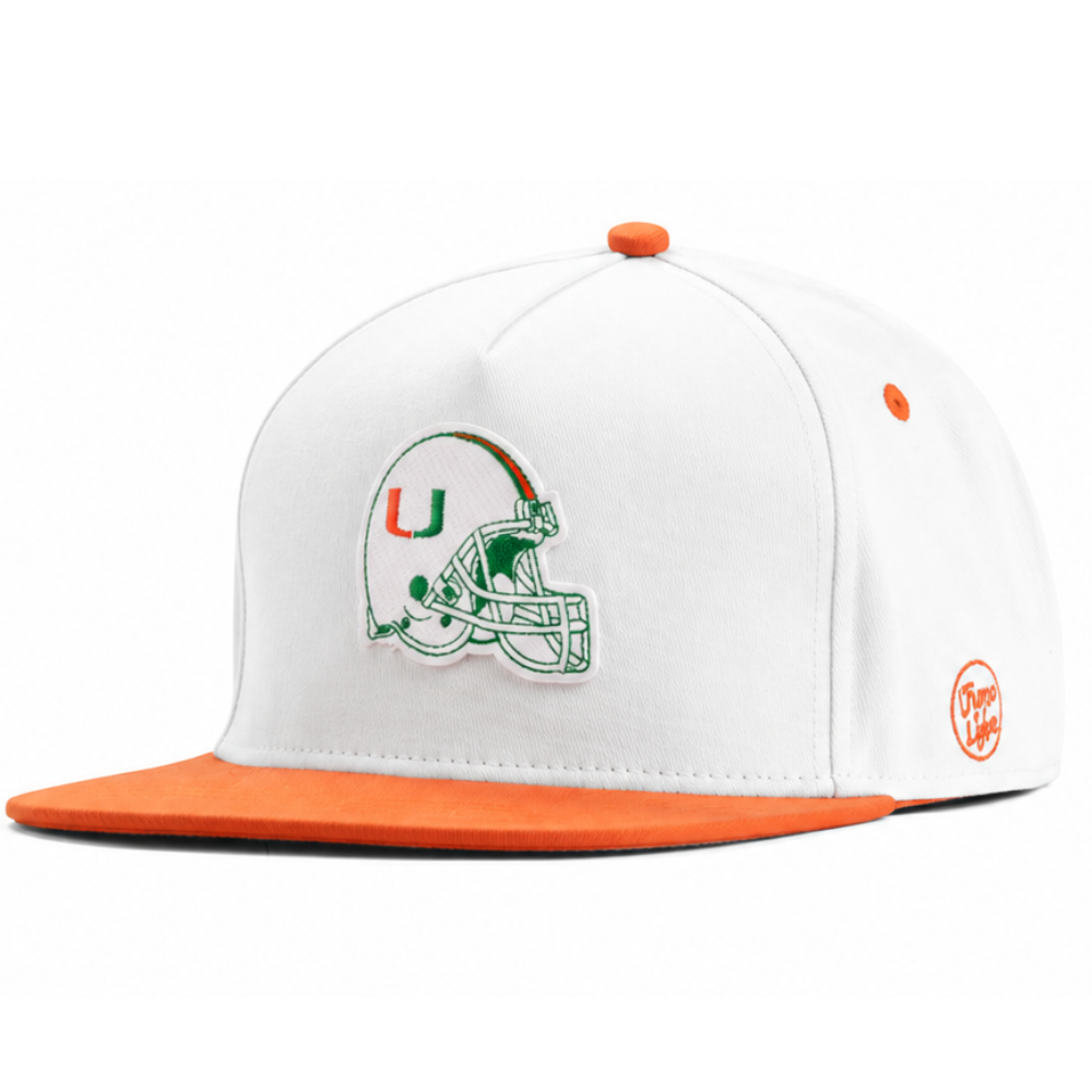 Miami Hurricanes Helmet Stitched Snapback