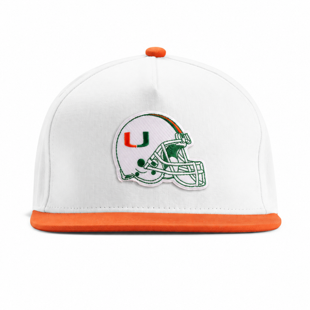 Miami Hurricanes Helmet Stitched Snapback