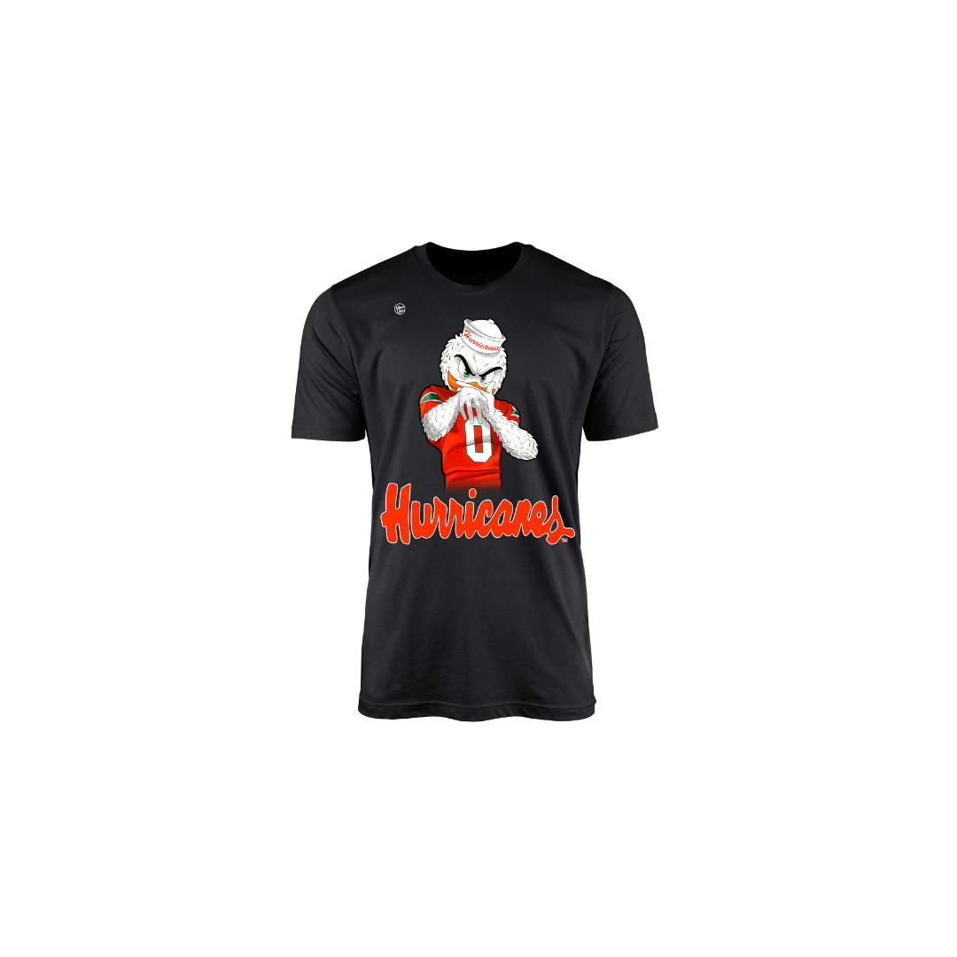 Miami Hurricanes Youth Sebastian TD Celly Tee
