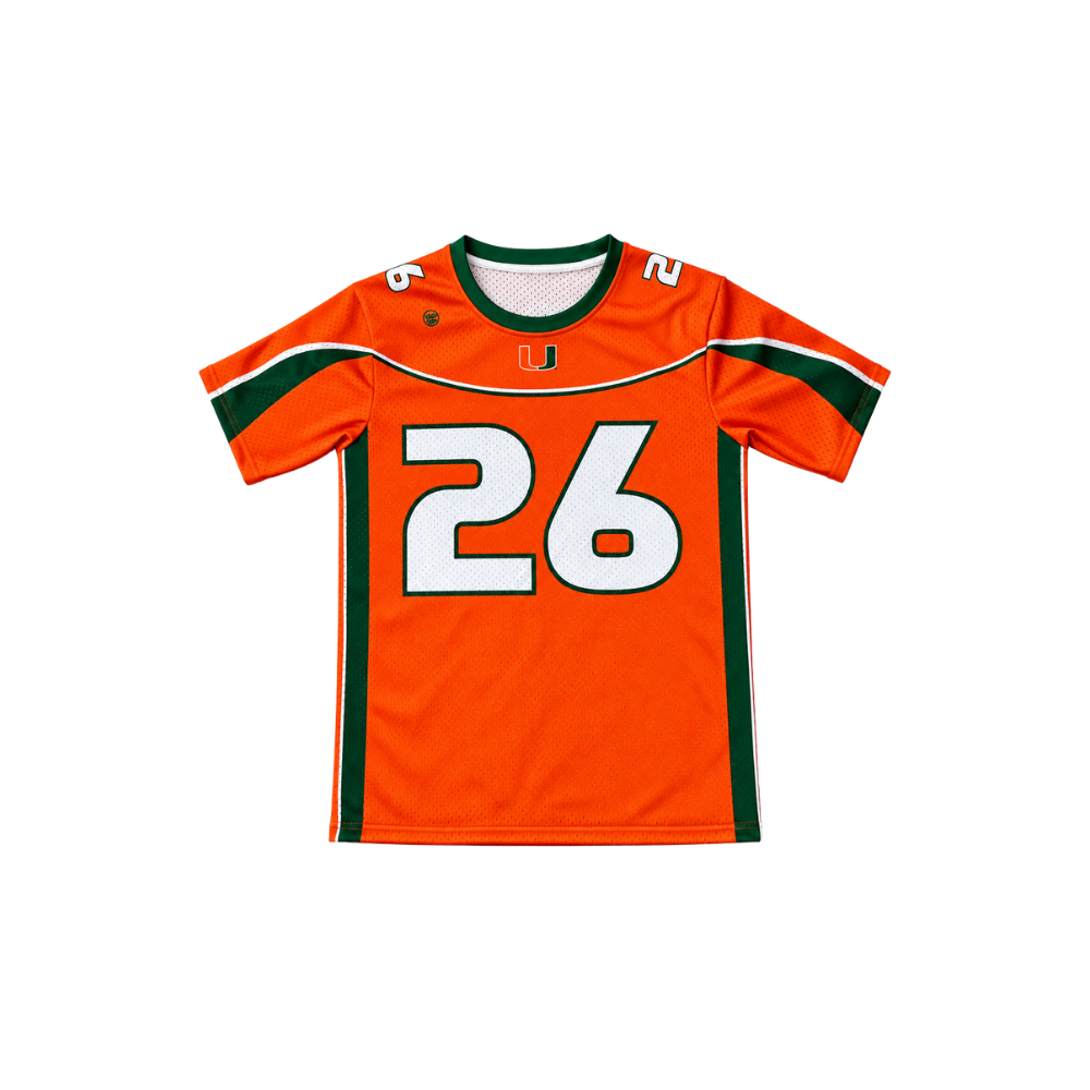 Miami Hurricanes Youth Sublimated Sean Taylor Mesh Shirsey