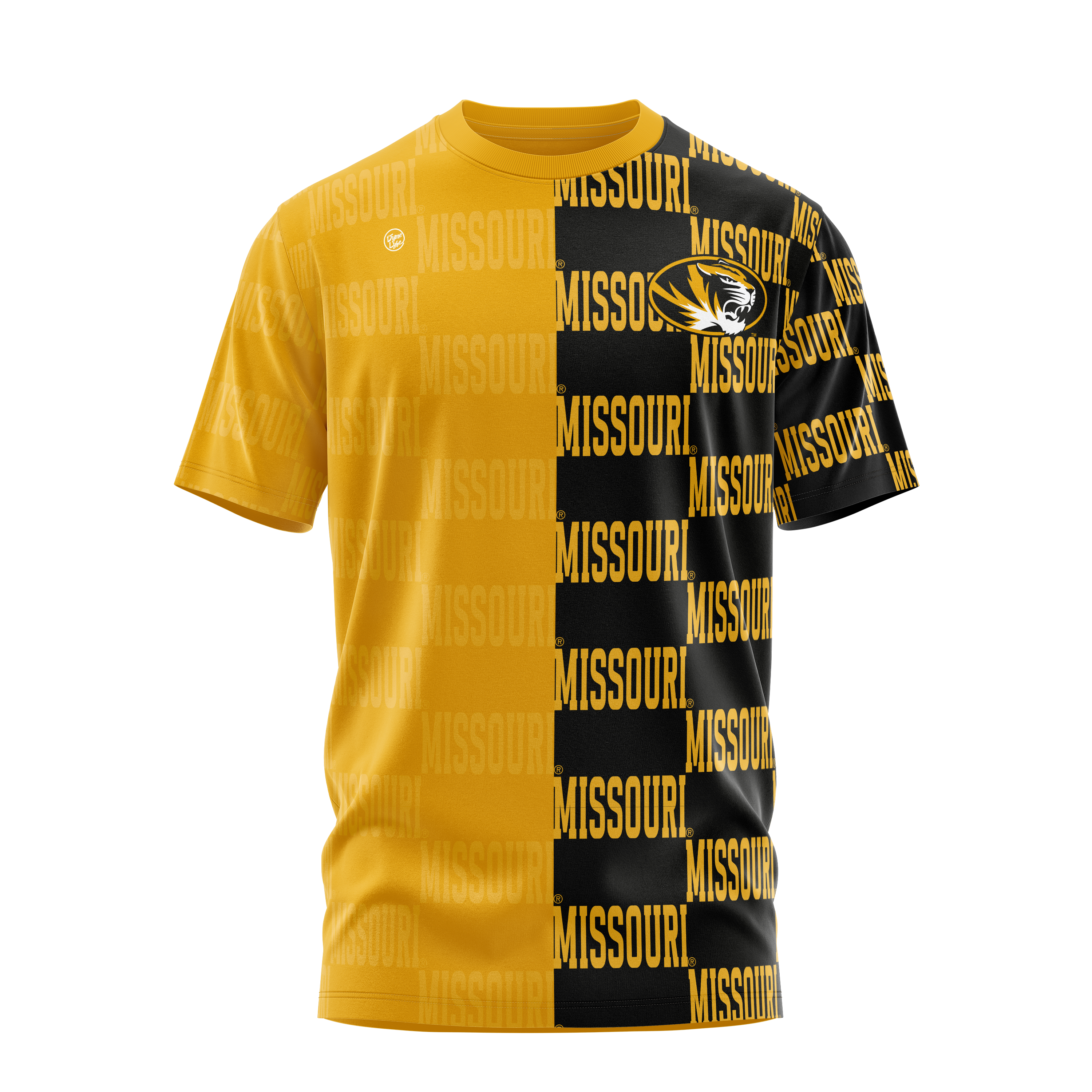 Missouri Tigers Men's Checkered Tee