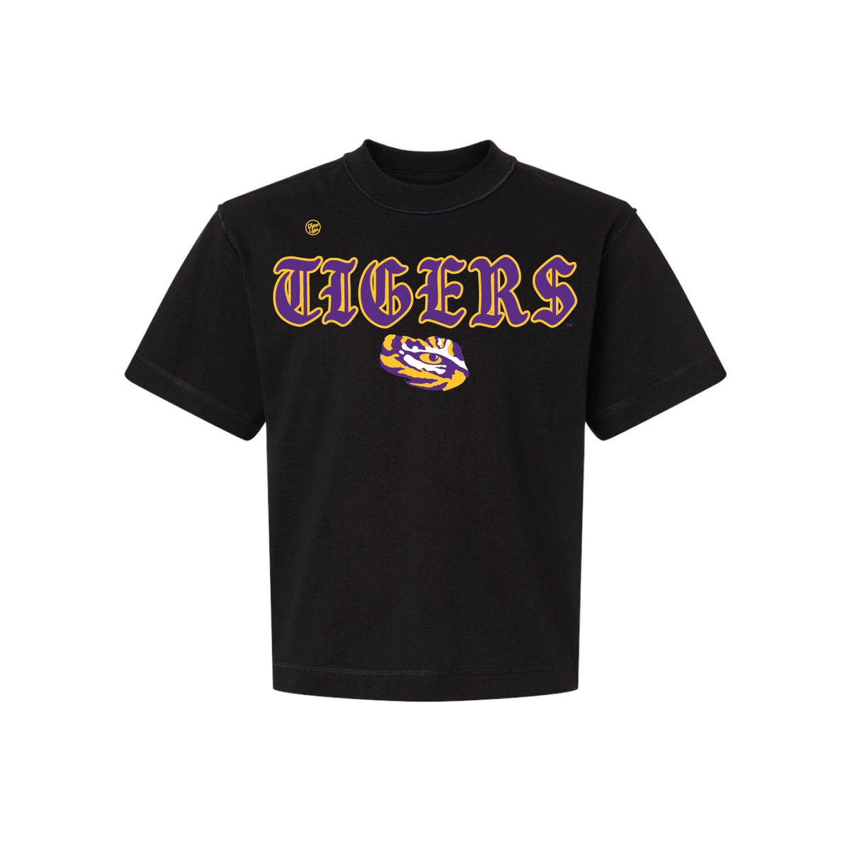 LSU Tigers Men's Old English Tee - Black