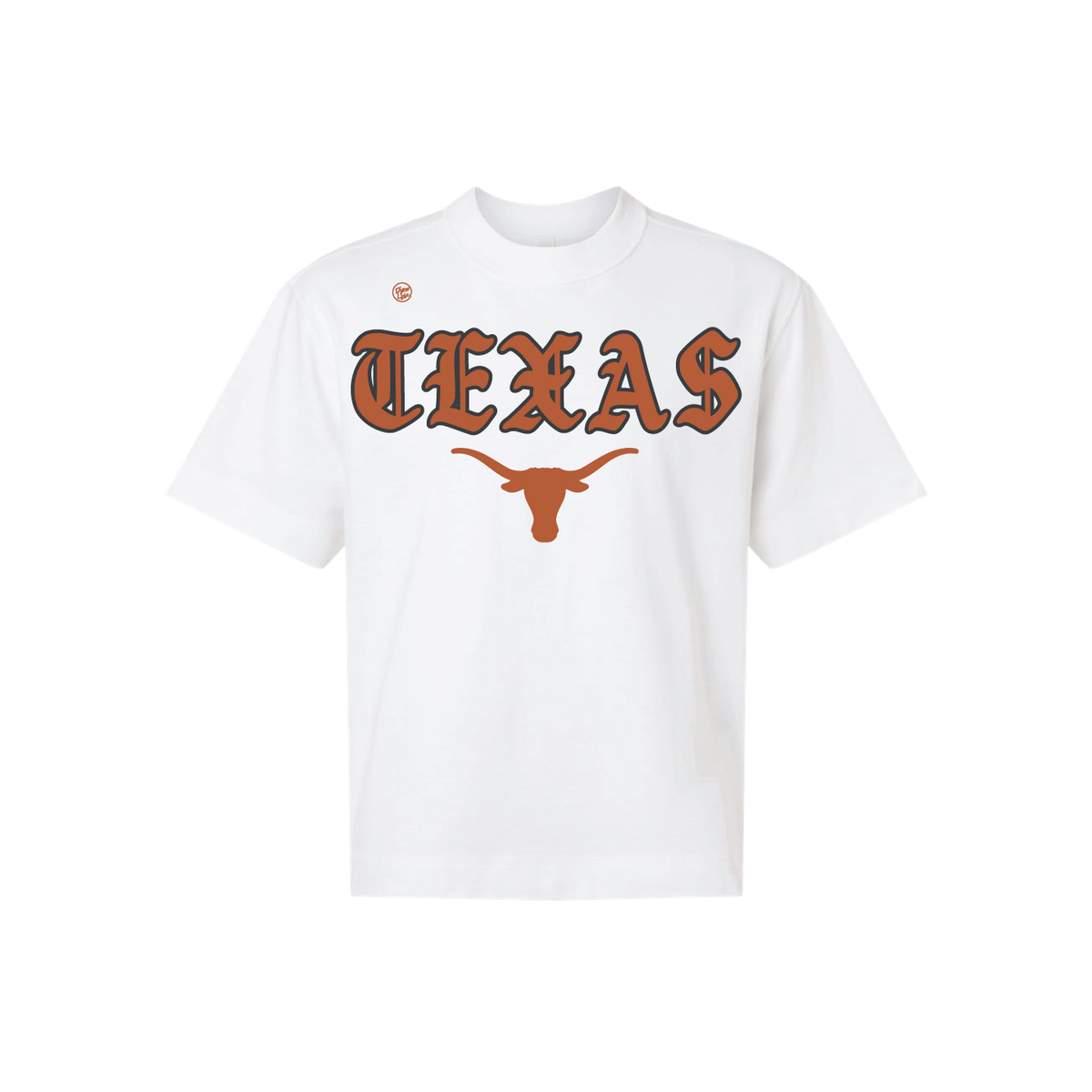 Texas Longhorns Men's Old English Tee - White