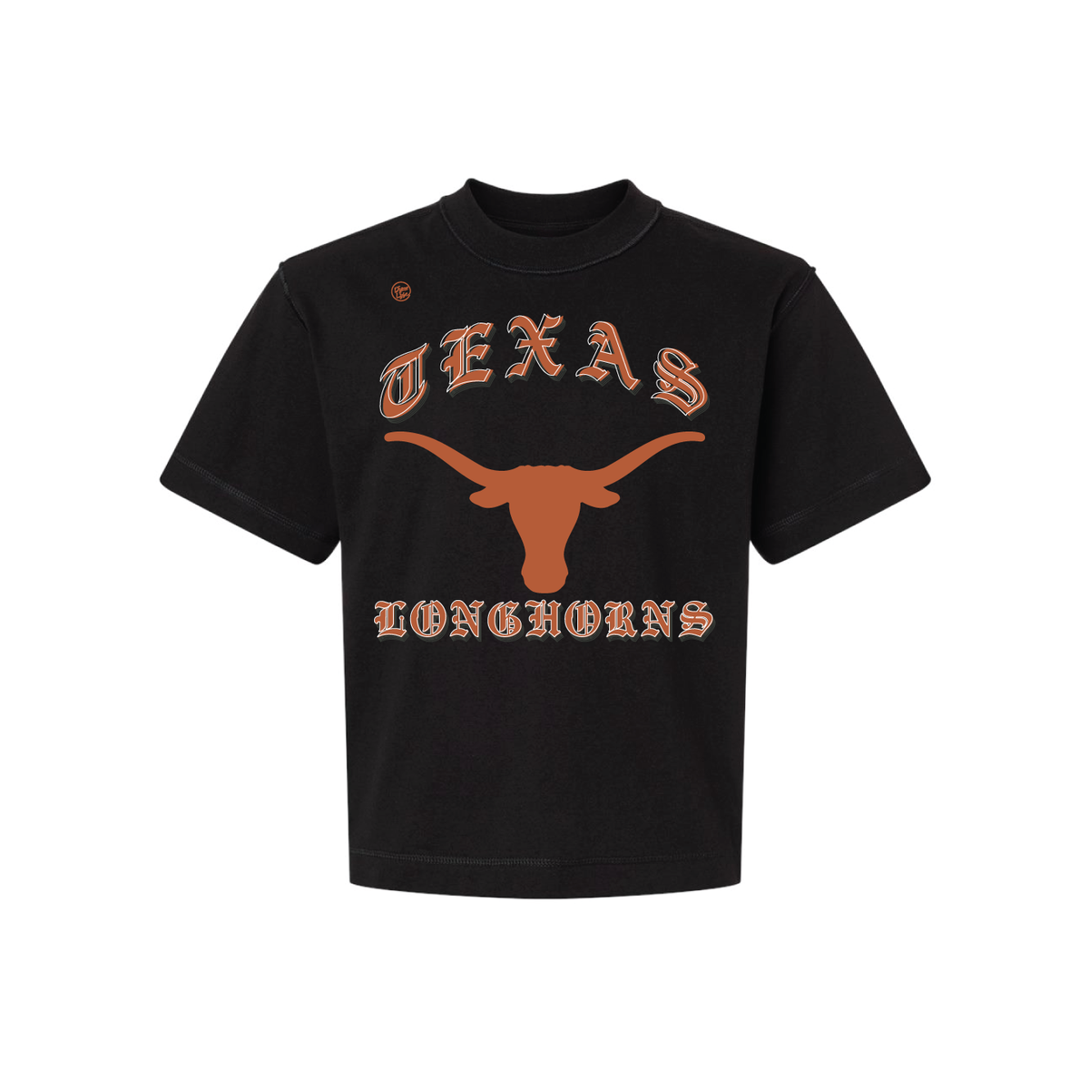 Texas Longhorns Men's Mascot Old English Tee - Black
