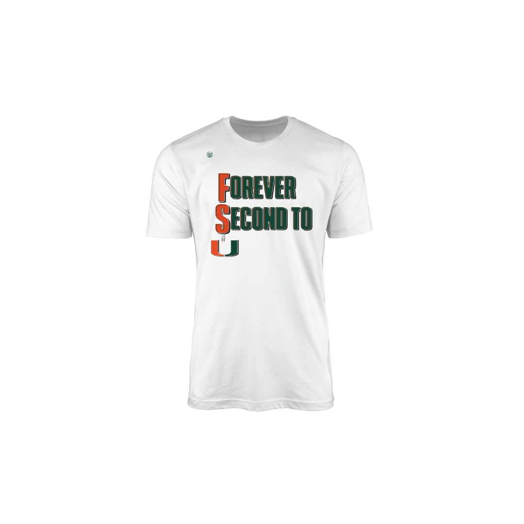 Miami Hurricanes Youth Forever Second To Us Tee