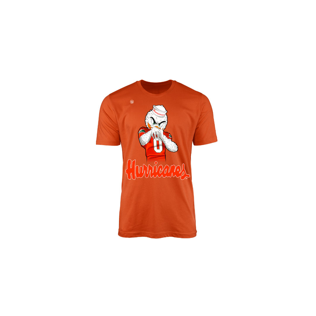 Miami Hurricanes Youth Sebastian TD Celly Tee