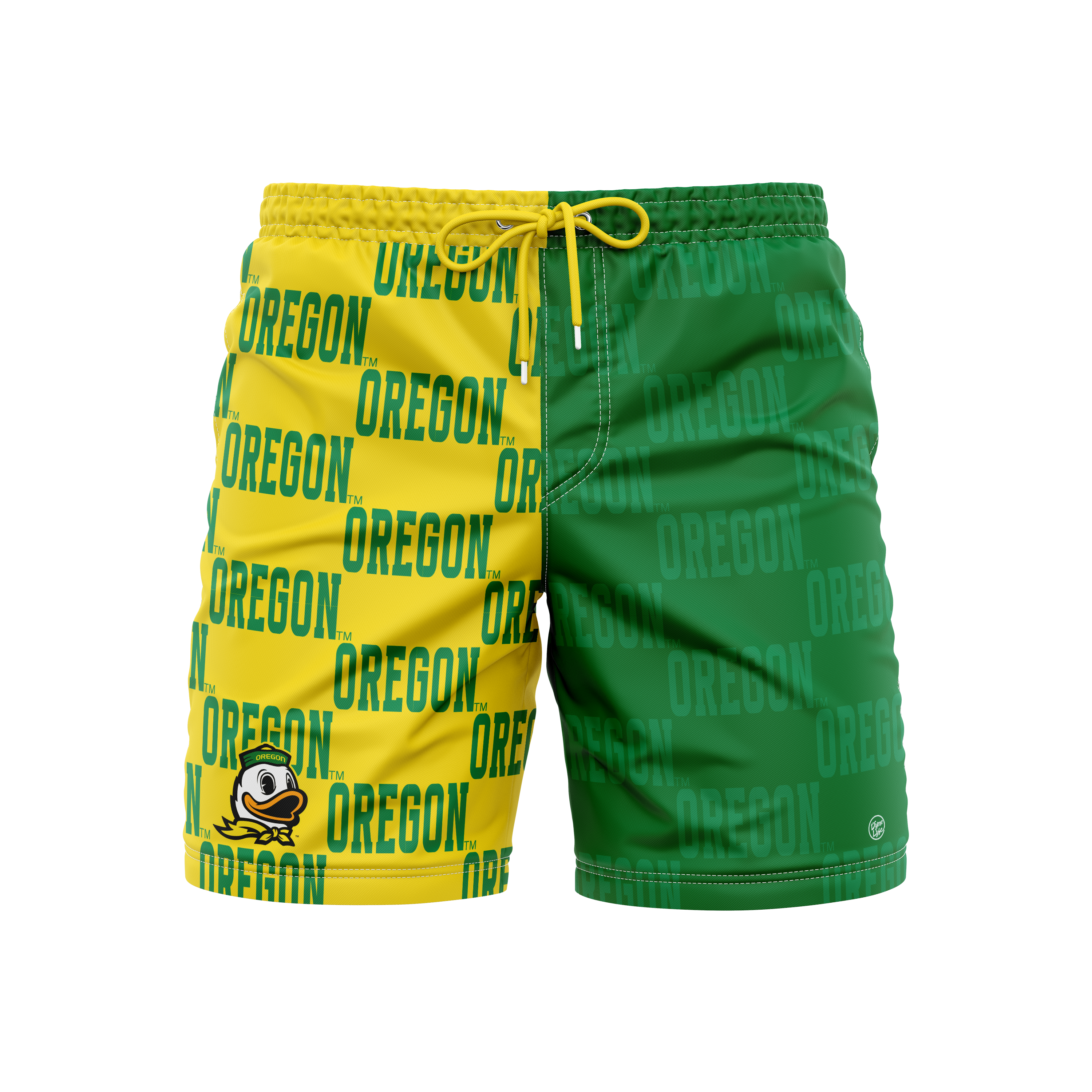 Oregon Ducks Men's Checkered Trunks
