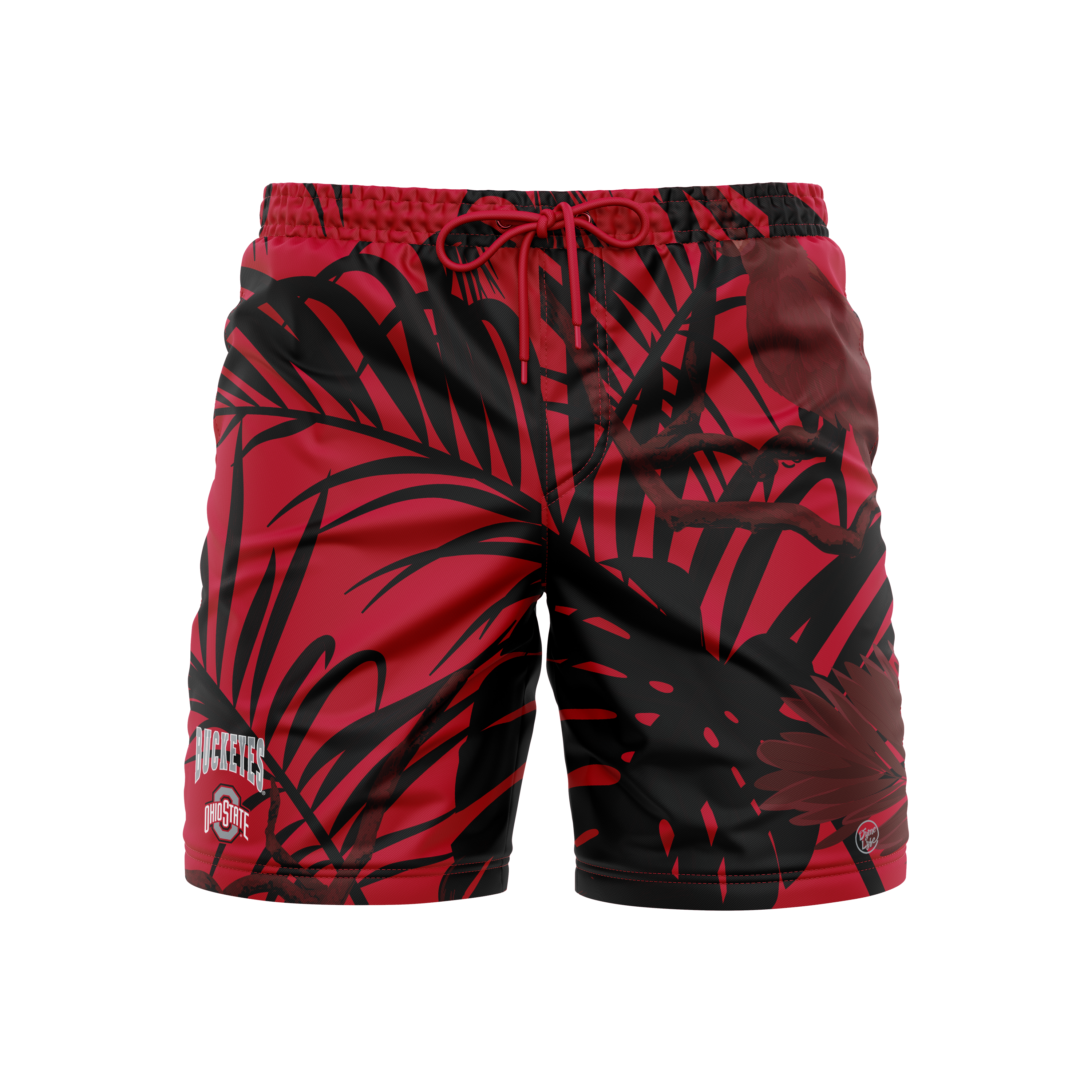 Ohio State Buckeyes Men's Midnight Palm Trunks