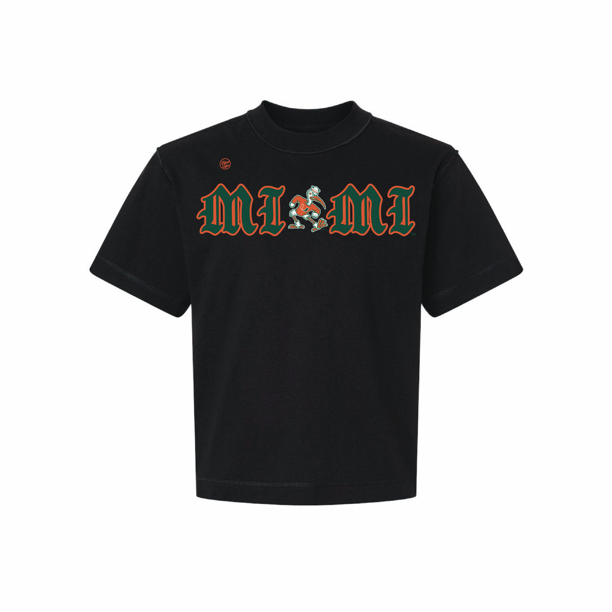 Miami Hurricanes Men's Old English Tee - Black