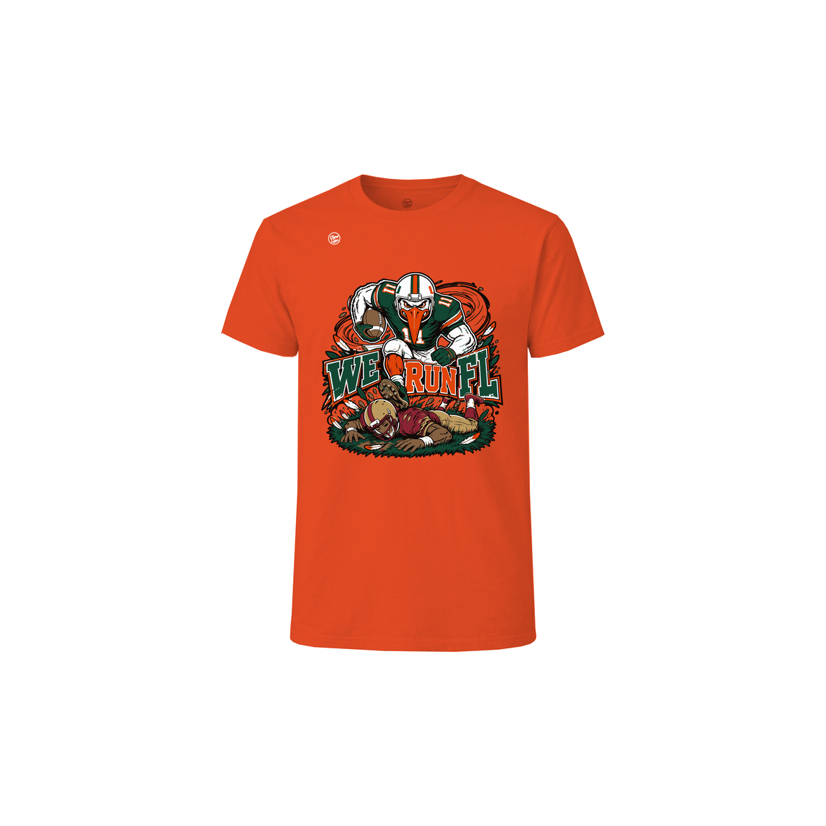 Miami Hurricanes Youth We Run FL Rivalry Tee