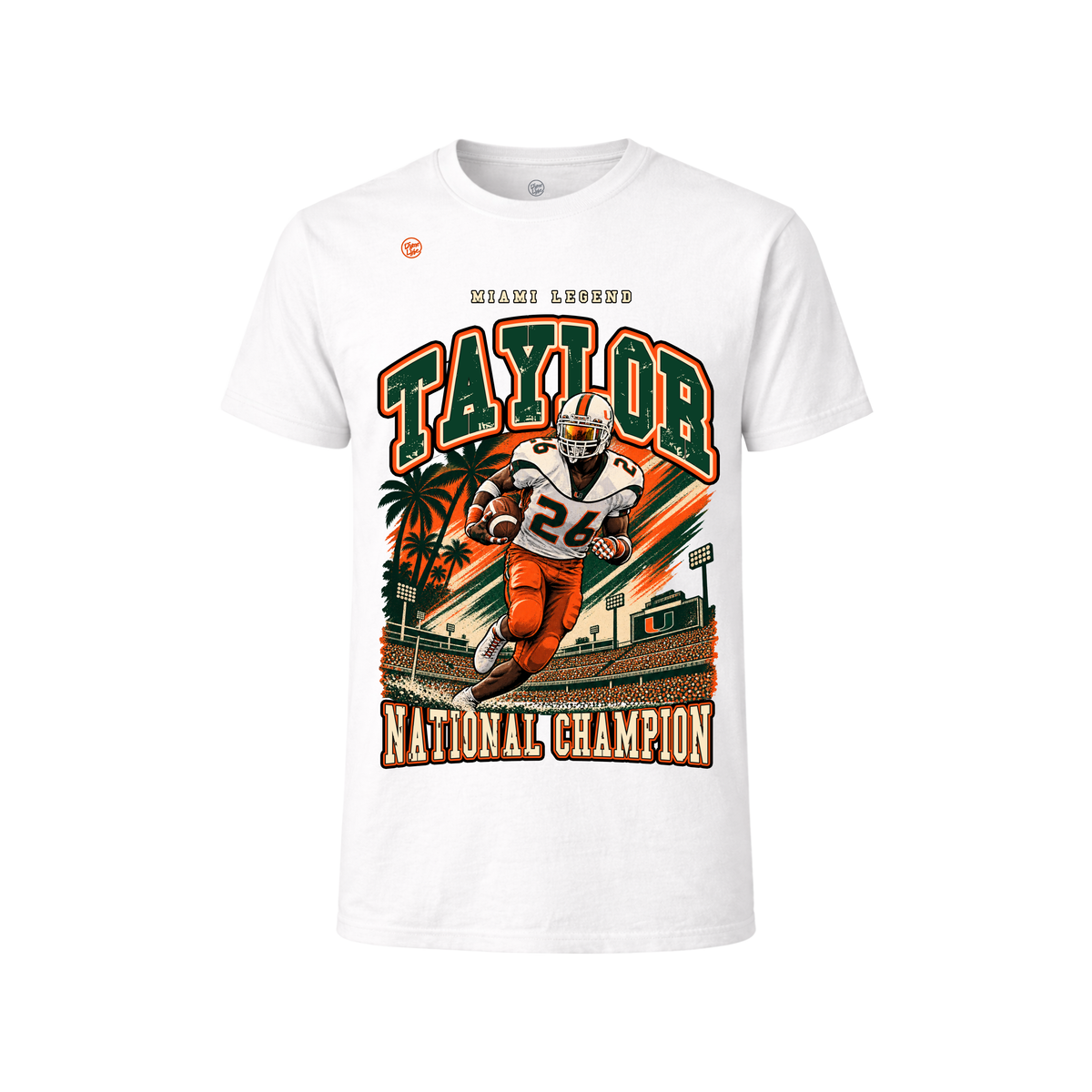Miami Hurricanes Men's Sean Taylor Legend Tee - White