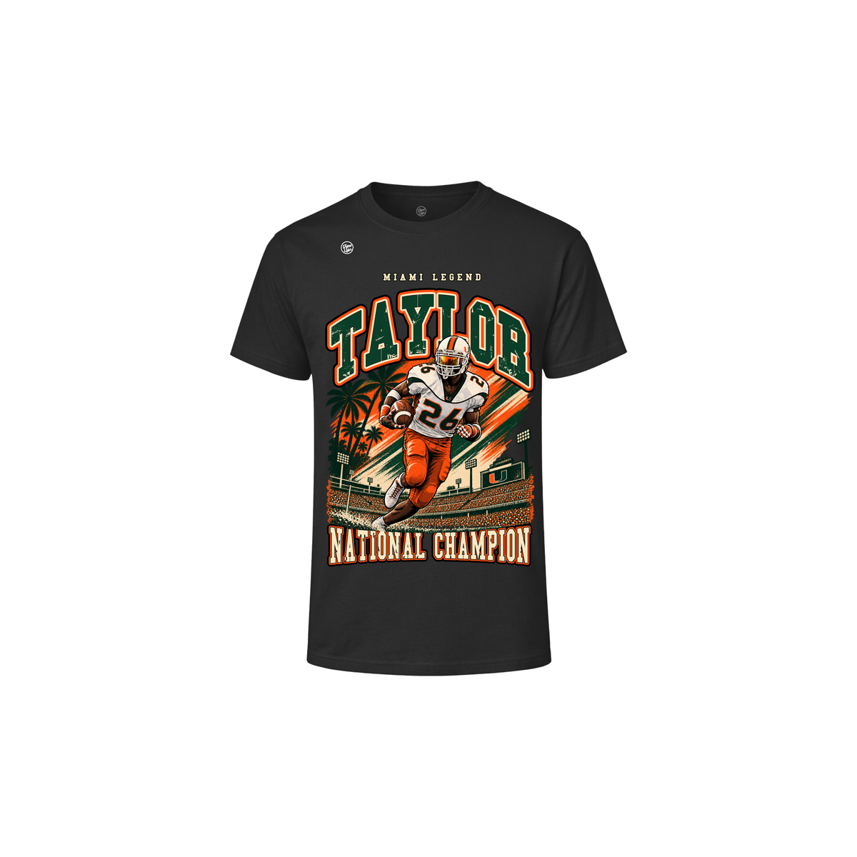 Miami Hurricanes Youth Sean Taylor Legend Tee - Black