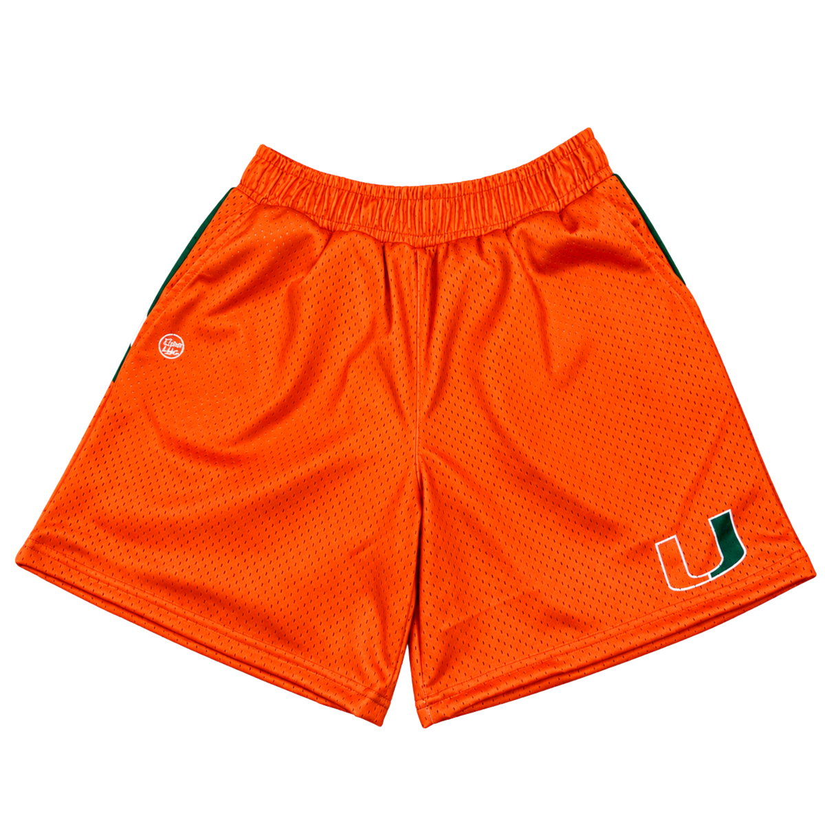 Miami Hurricanes Men's Sublimated '01 uni Mesh Shorts