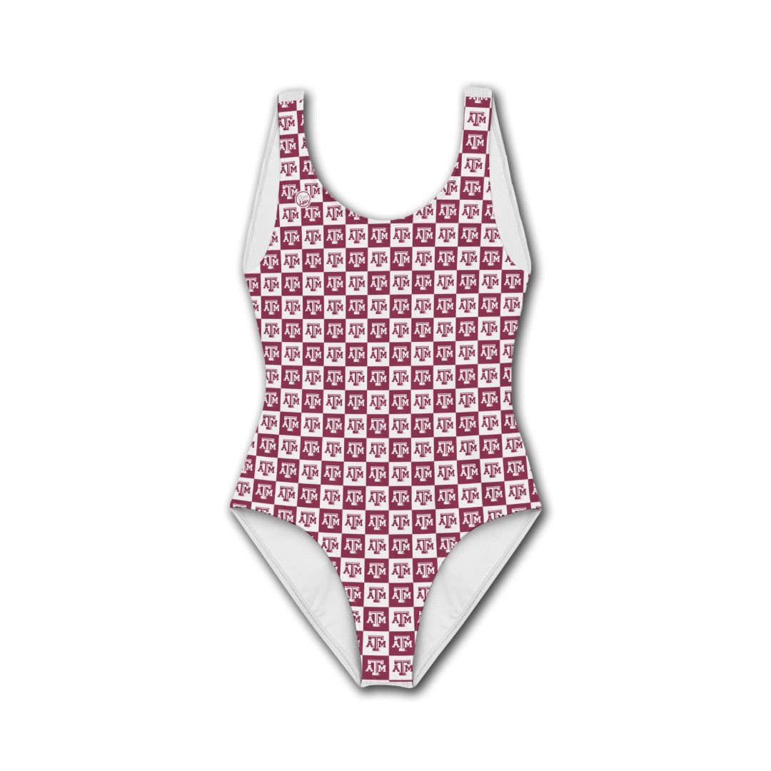 Texas A&M Aggies Women’s Logo Block Swimsuit