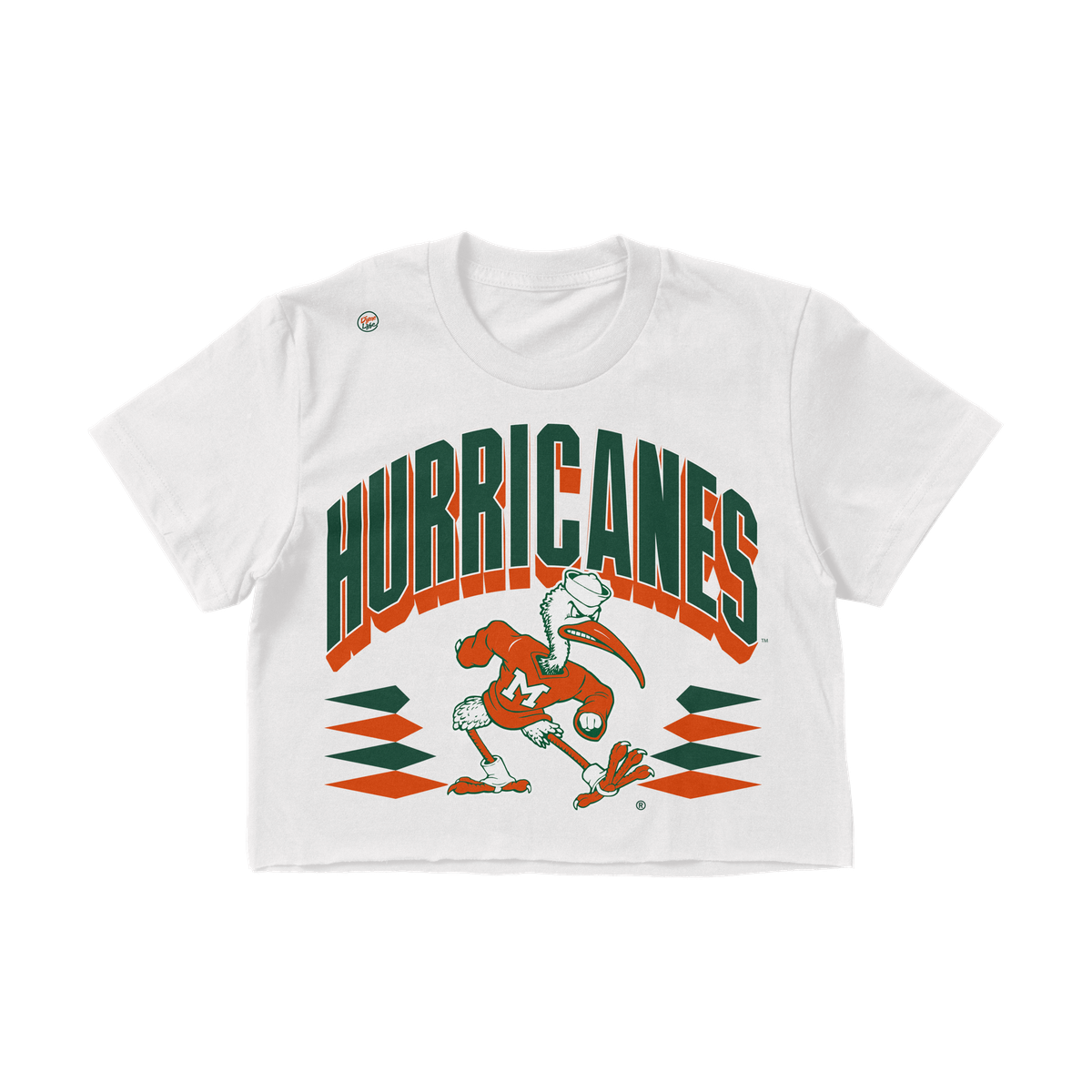 Miami Hurricanes Women's Retro Crop