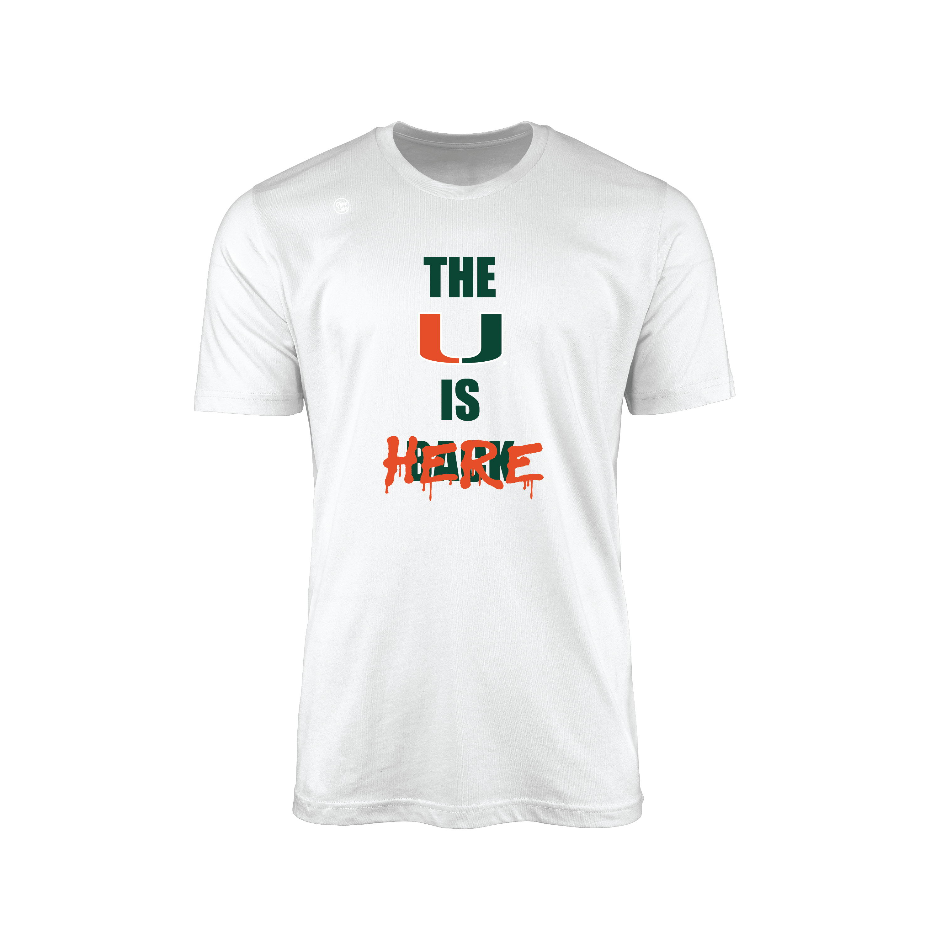 Miami Hurricanes Men's U Is Here Tee