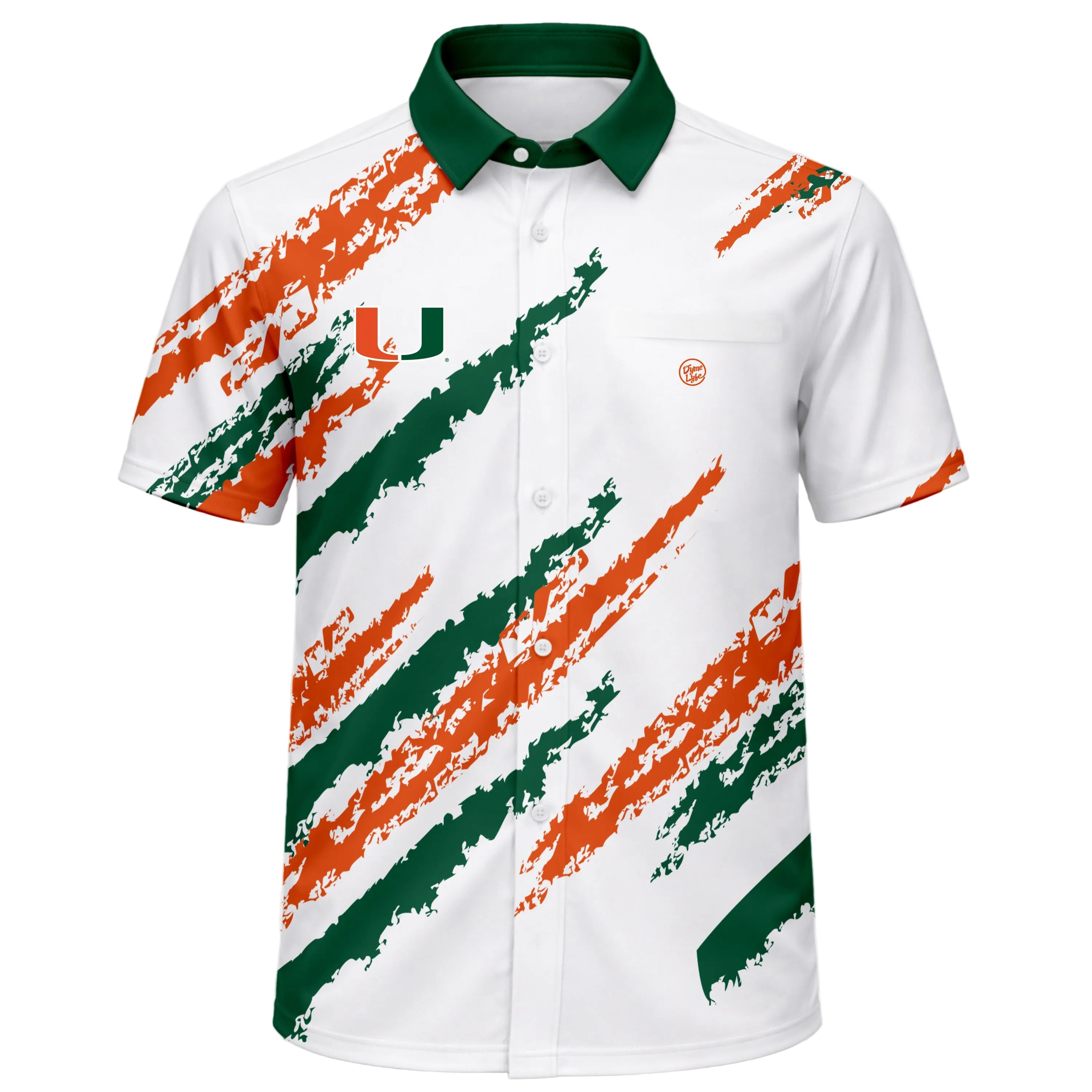 Miami Hurricanes Men's Miami 90s Button Up