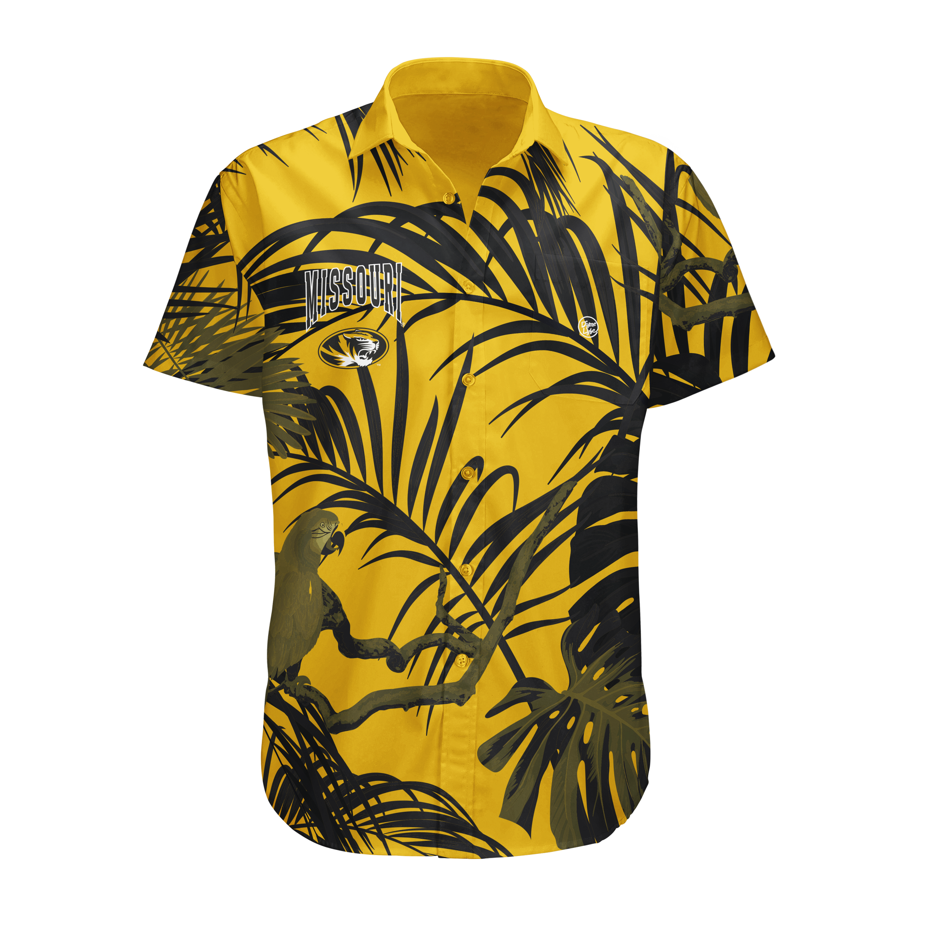 Missouri Tigers Men’s Midnight Palm Button Up