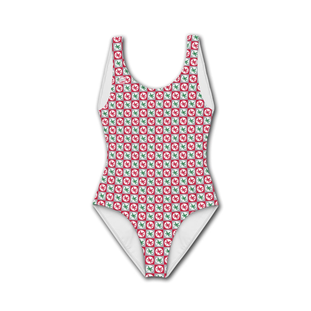 Ohio State Buckeyes Women’s Logo Block Swimsuit