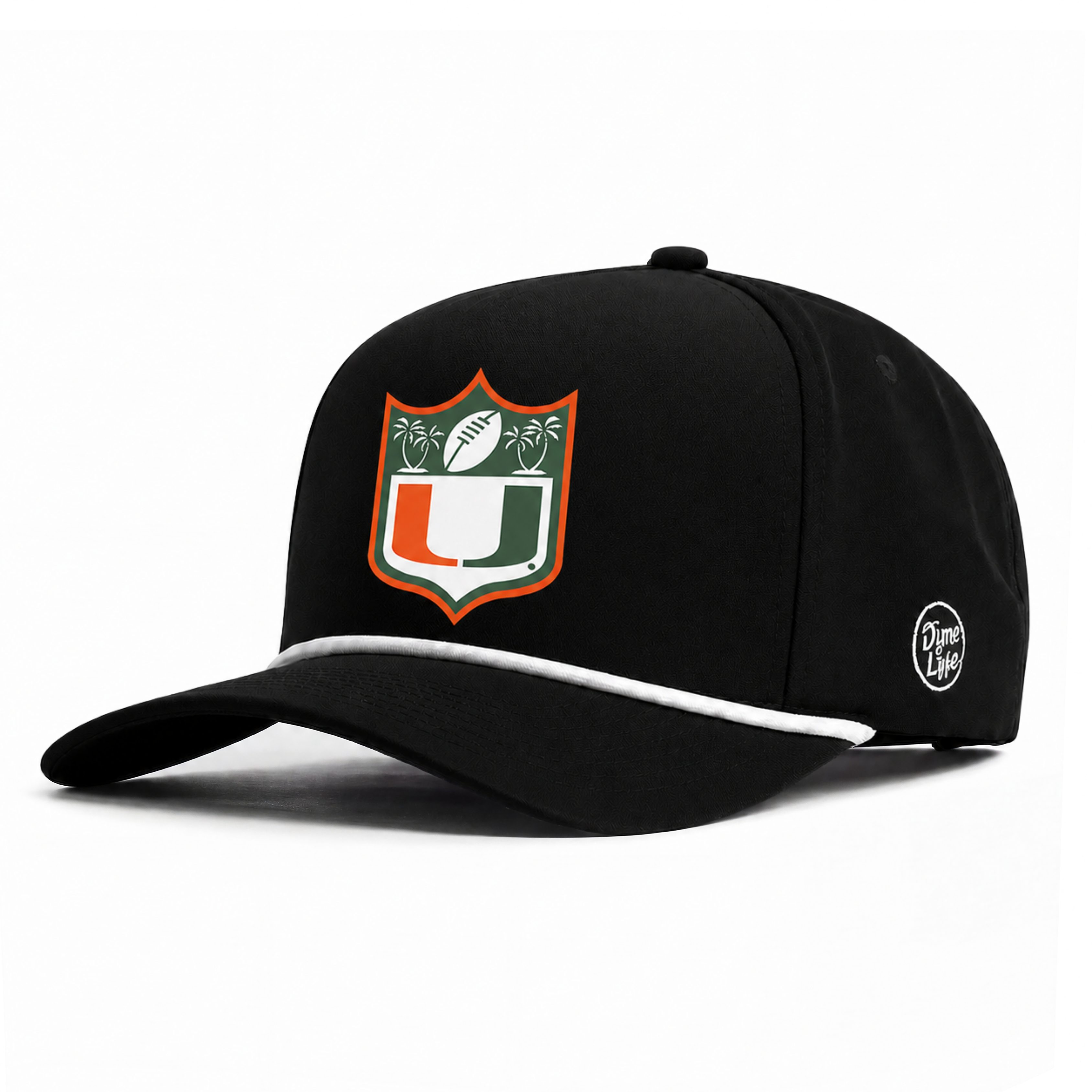 Miami Hurricanes Shield U Rope Hat