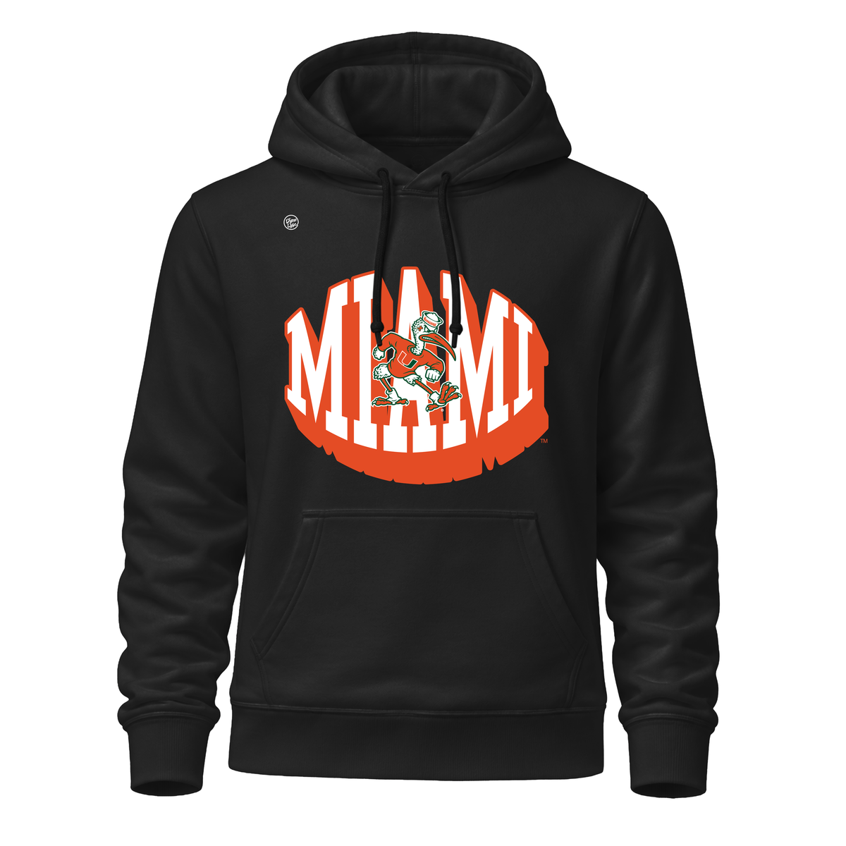 Miami Hurricanes Men's Statement Hoodie - Black