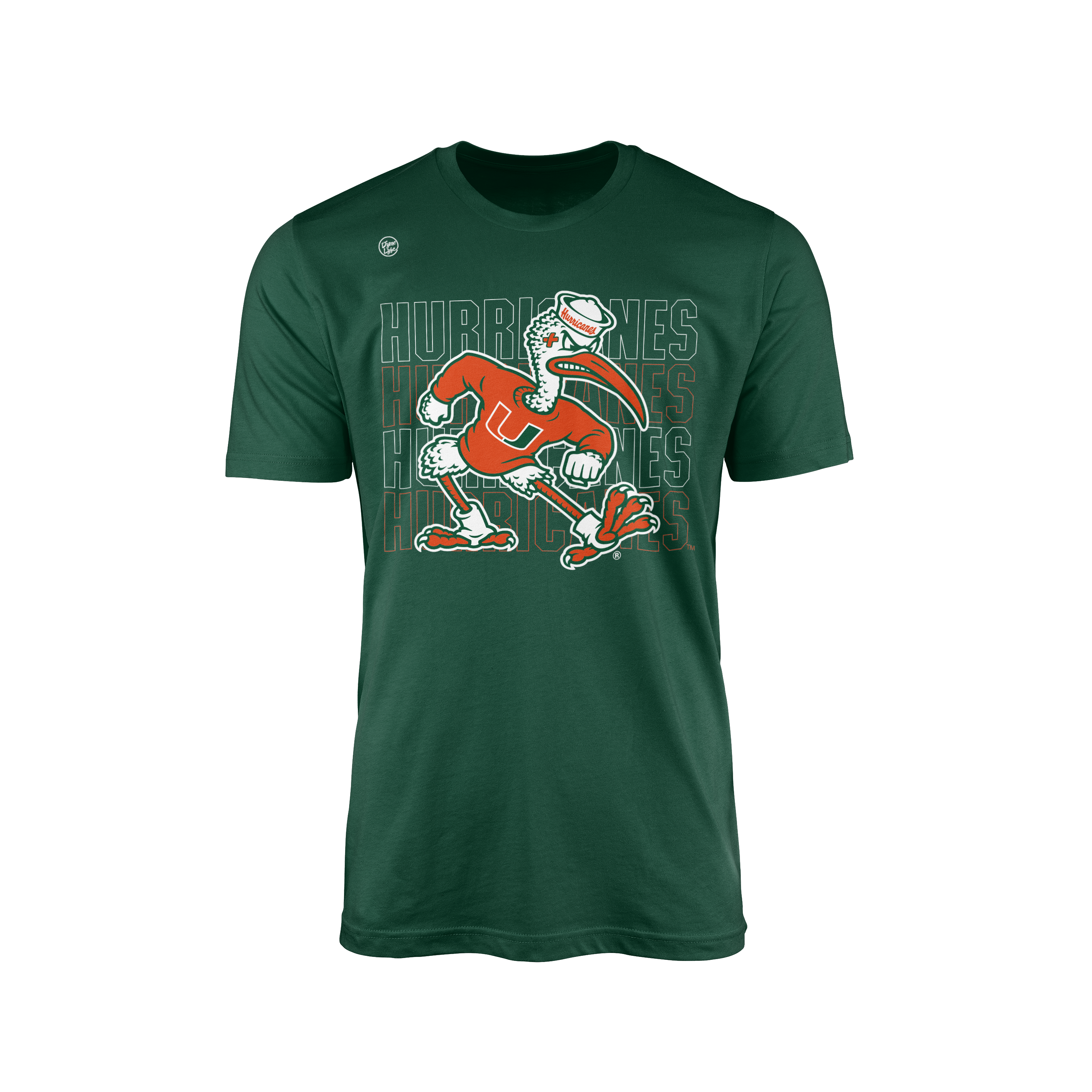 Miami Hurricanes Men's Stacked Tee