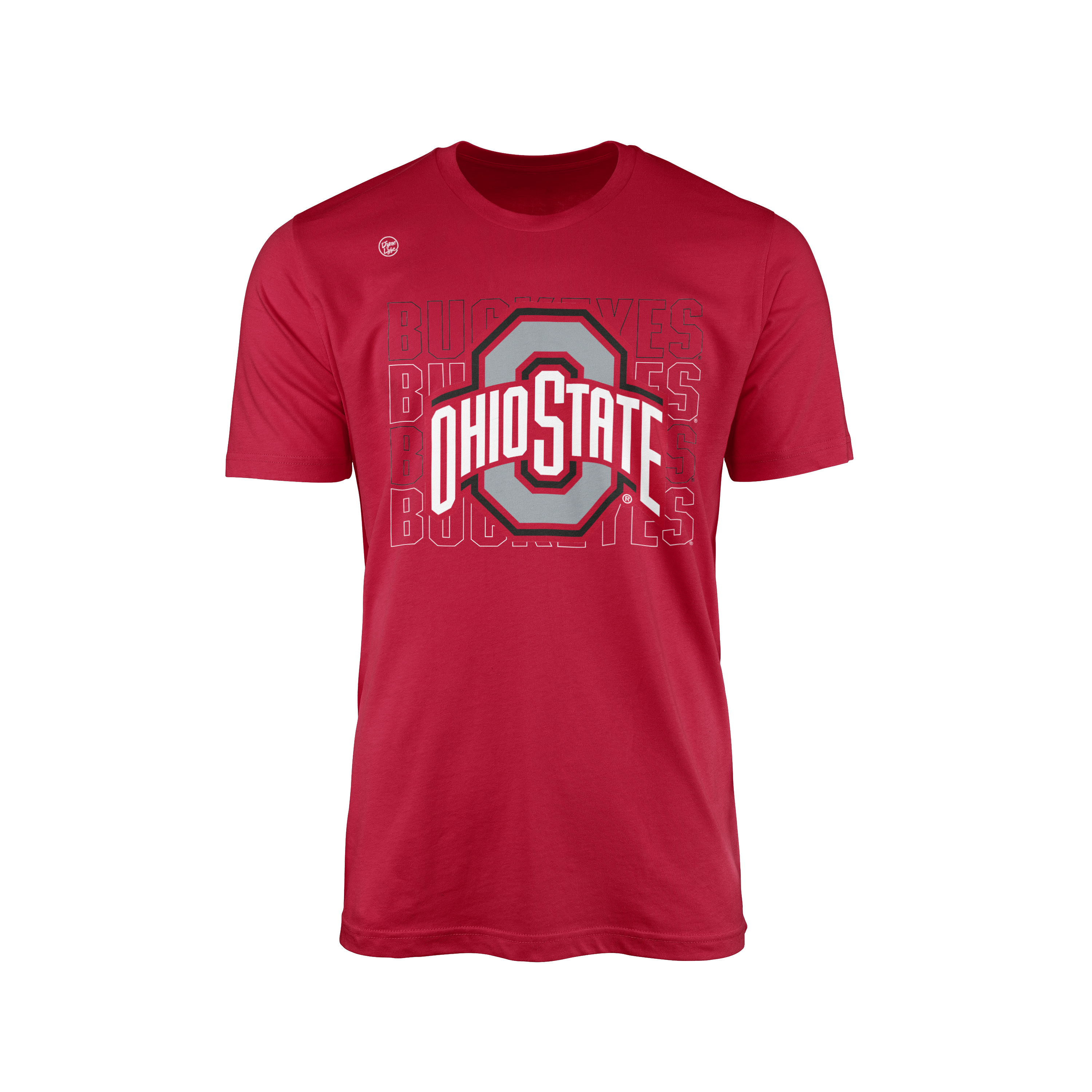 Ohio State Buckeyes Men's Stacked Tee