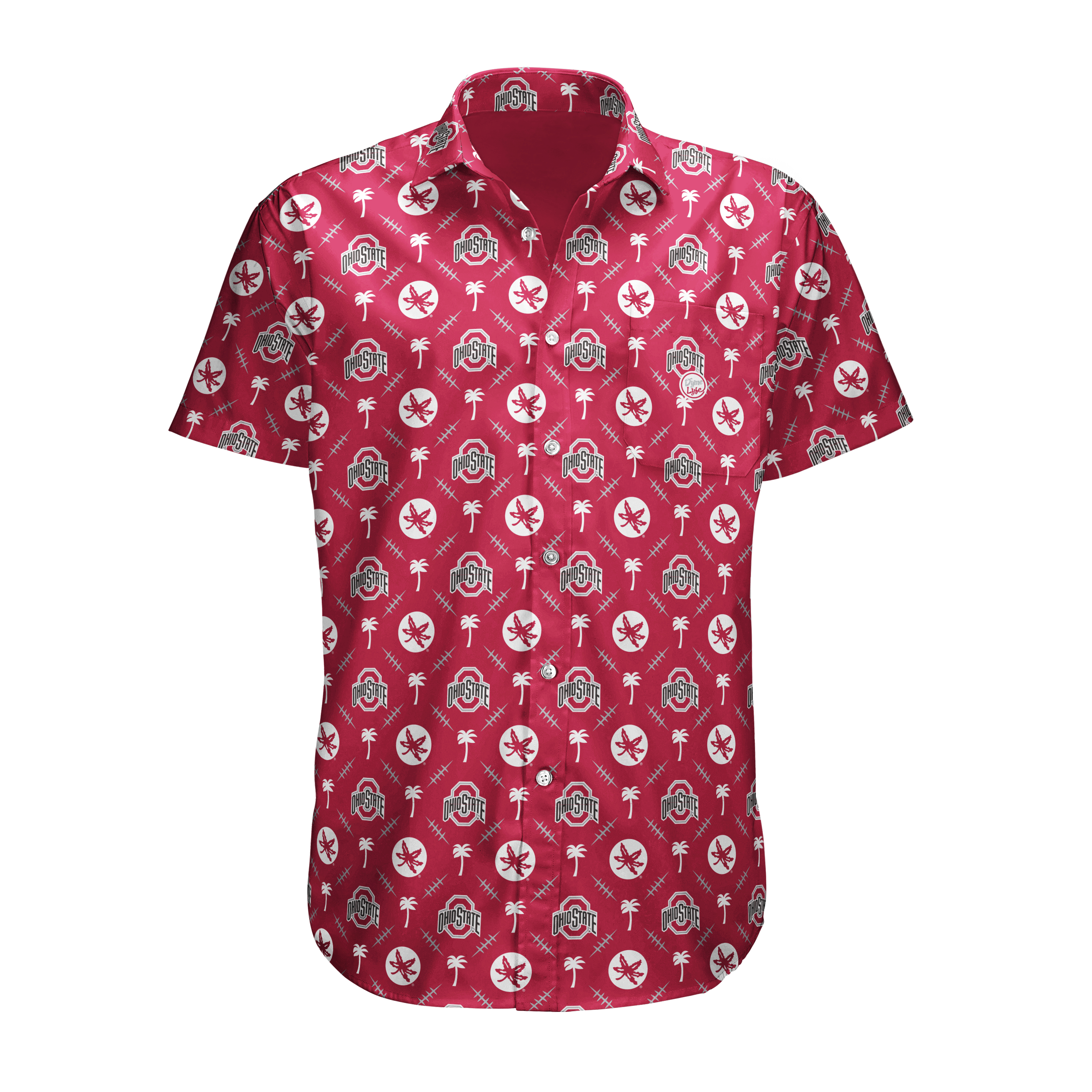 Ohio State Buckeyes Men’s Palm Set Button Up