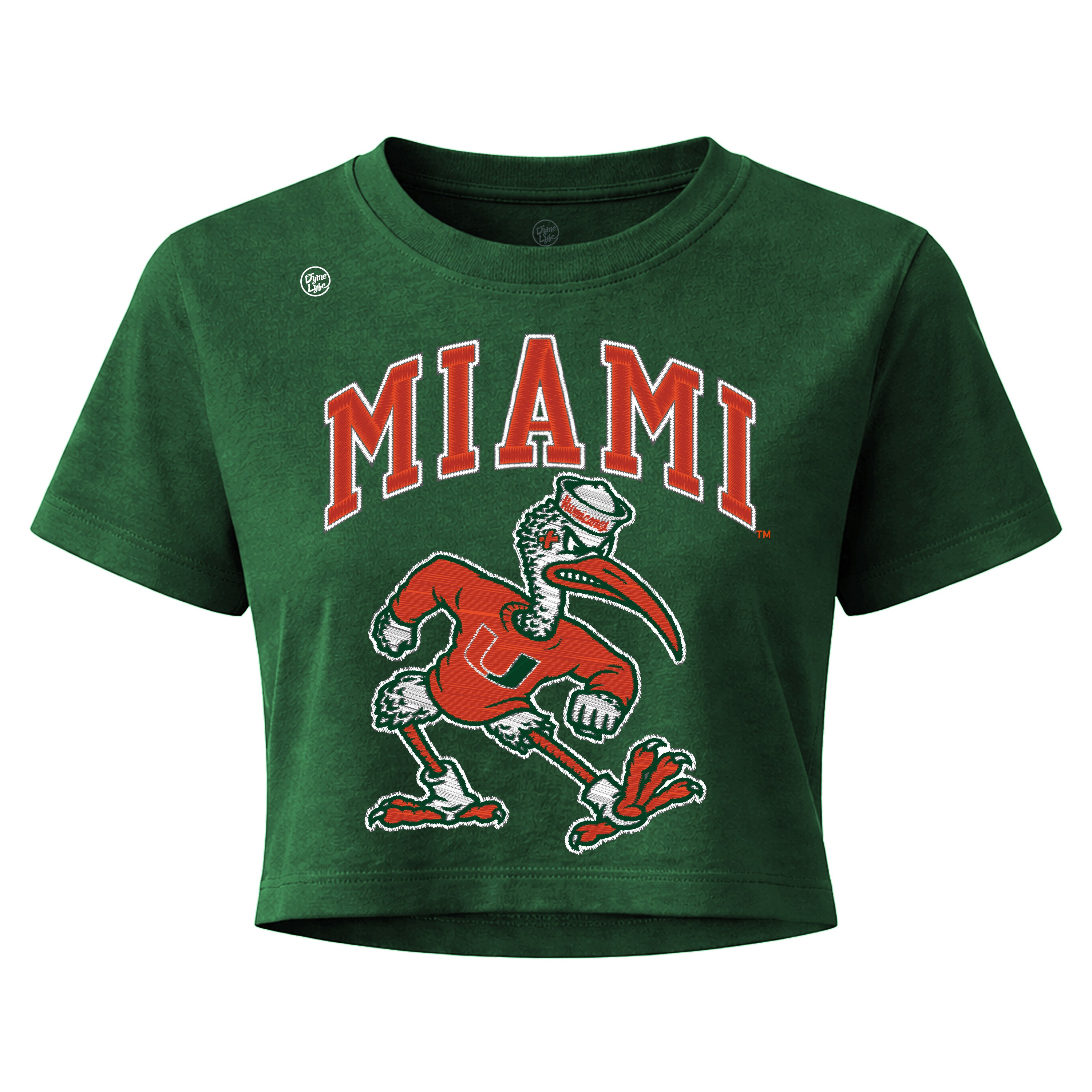 Miami Hurricanes Women's Miami Sebastian Stitch Crop Top