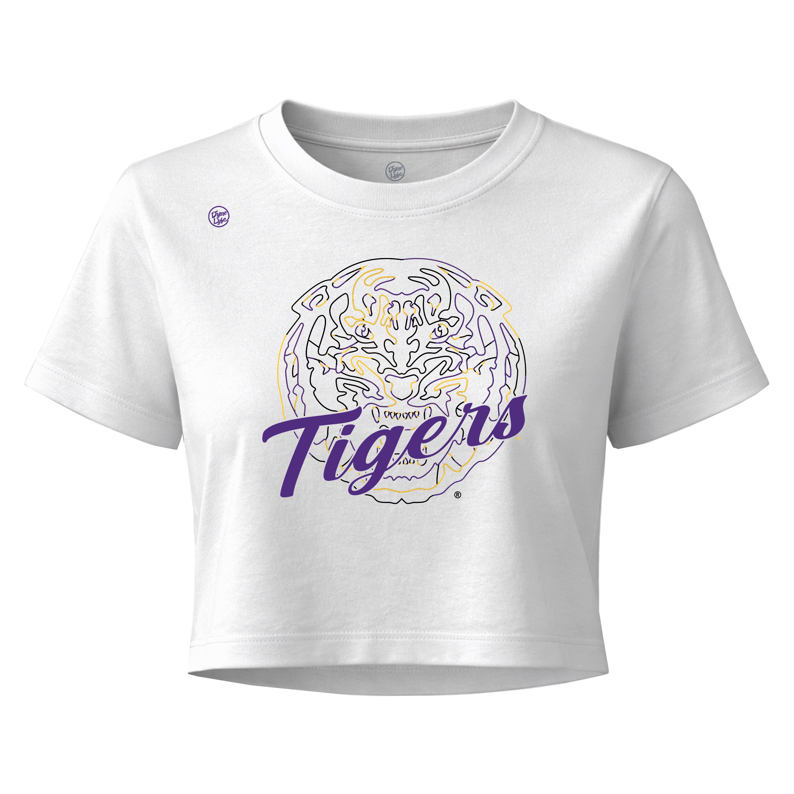 LSU Tigers Women's Vice Script Crop Top
