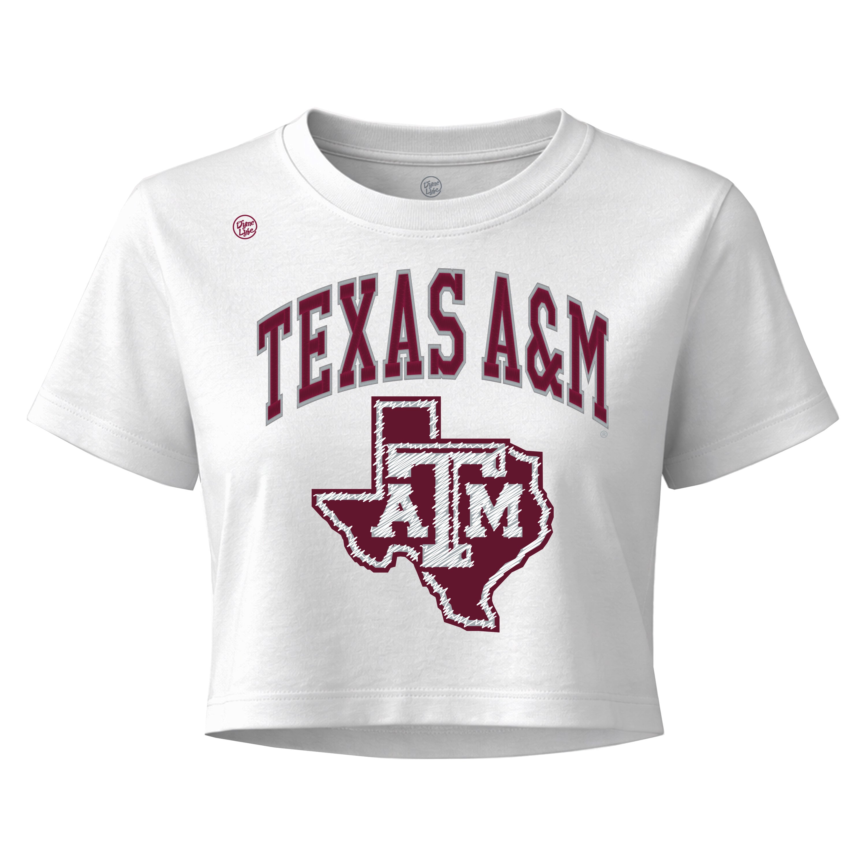 Texas A&M Aggies Women's Vintage Arch Crop Top