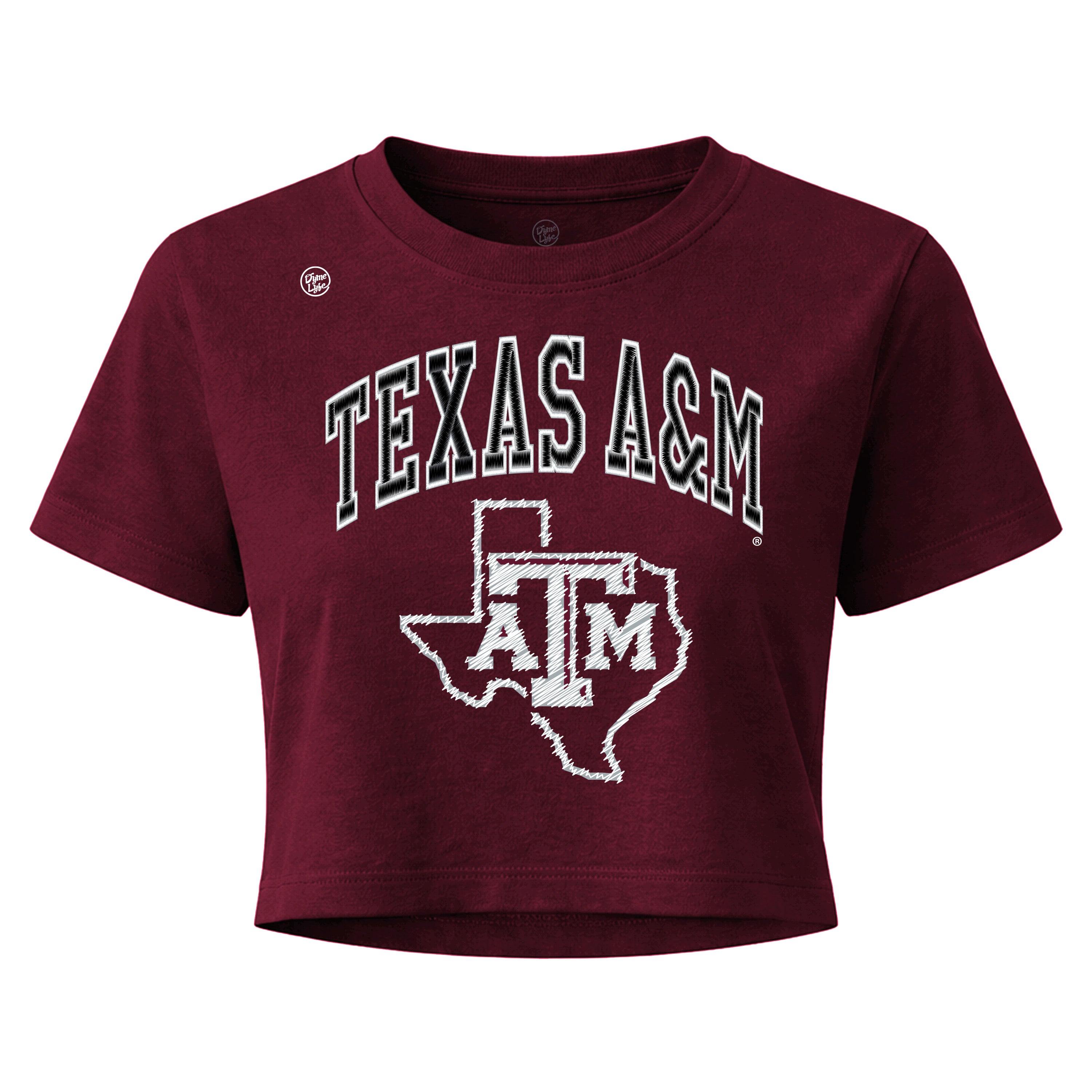 Texas A&M Aggies Women's Vintage Arch Crop Top