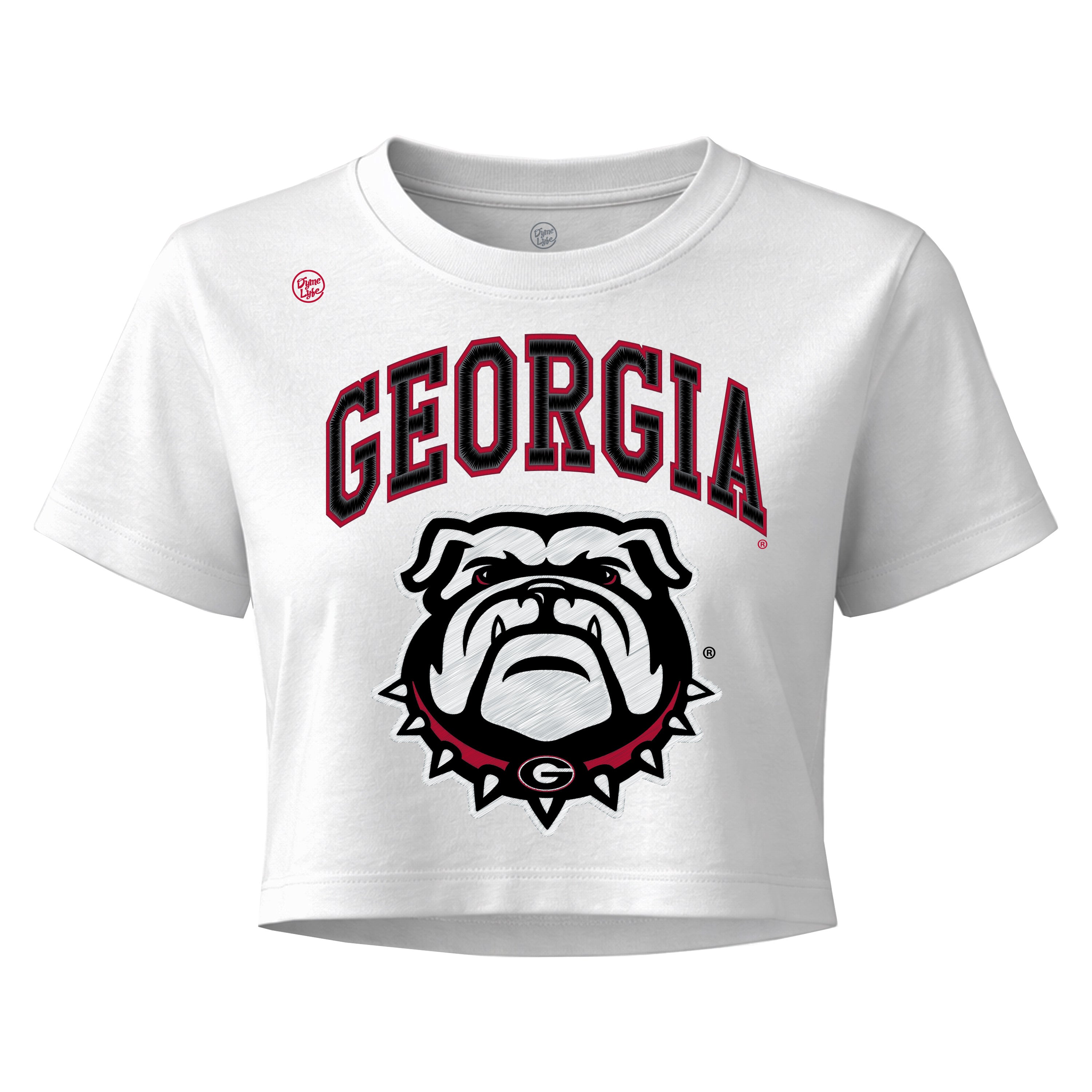 Georgia Bulldogs Women's Vintage Arch Crop Top