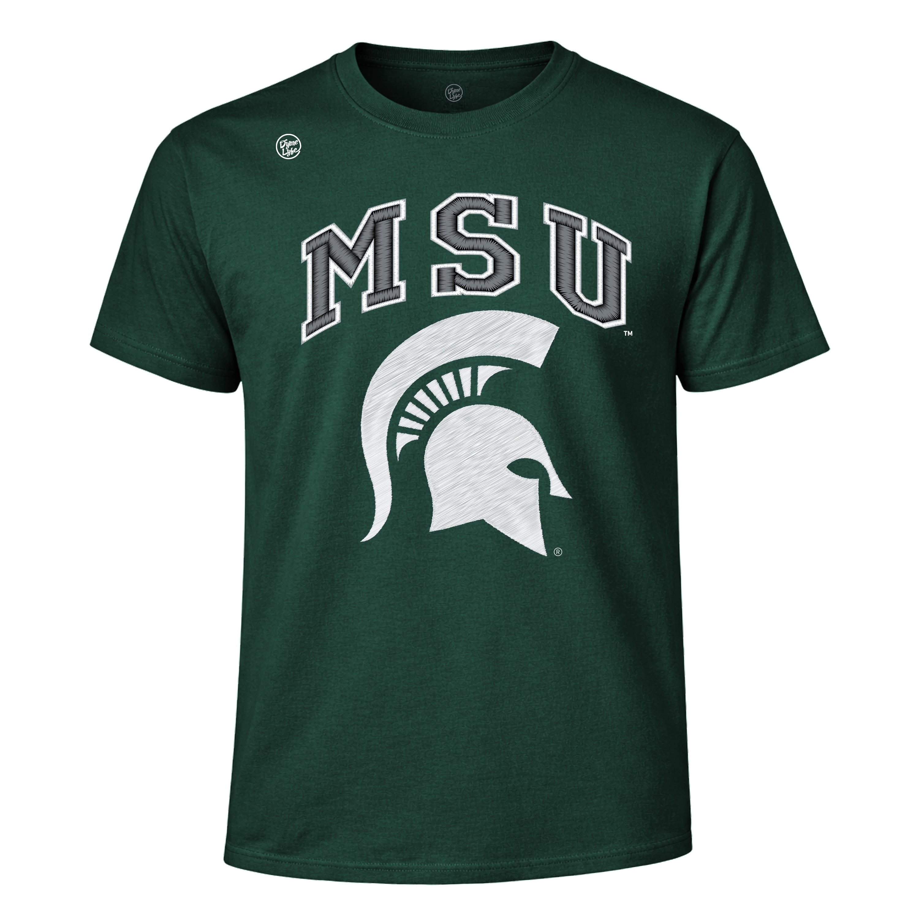Michigan State Spartans Men's Vintage Arch Tee