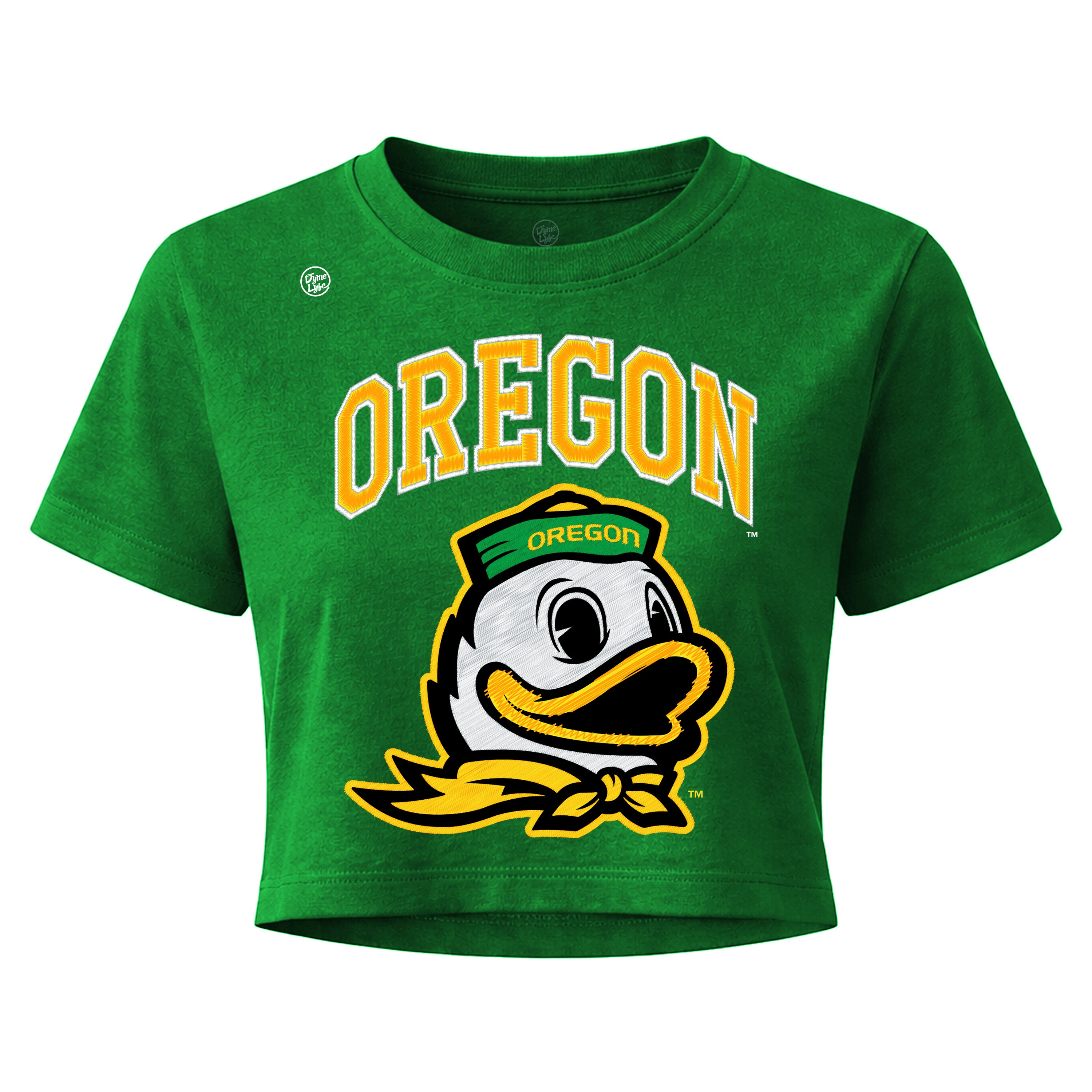 Oregon Ducks Women's Vintage Arch Crop Top