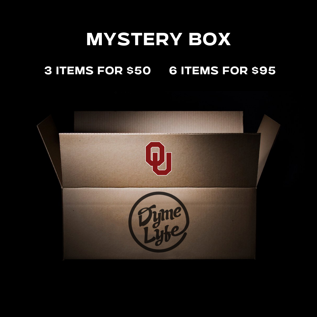 Oklahoma Sooners 3 or 6  Item Mystery Box