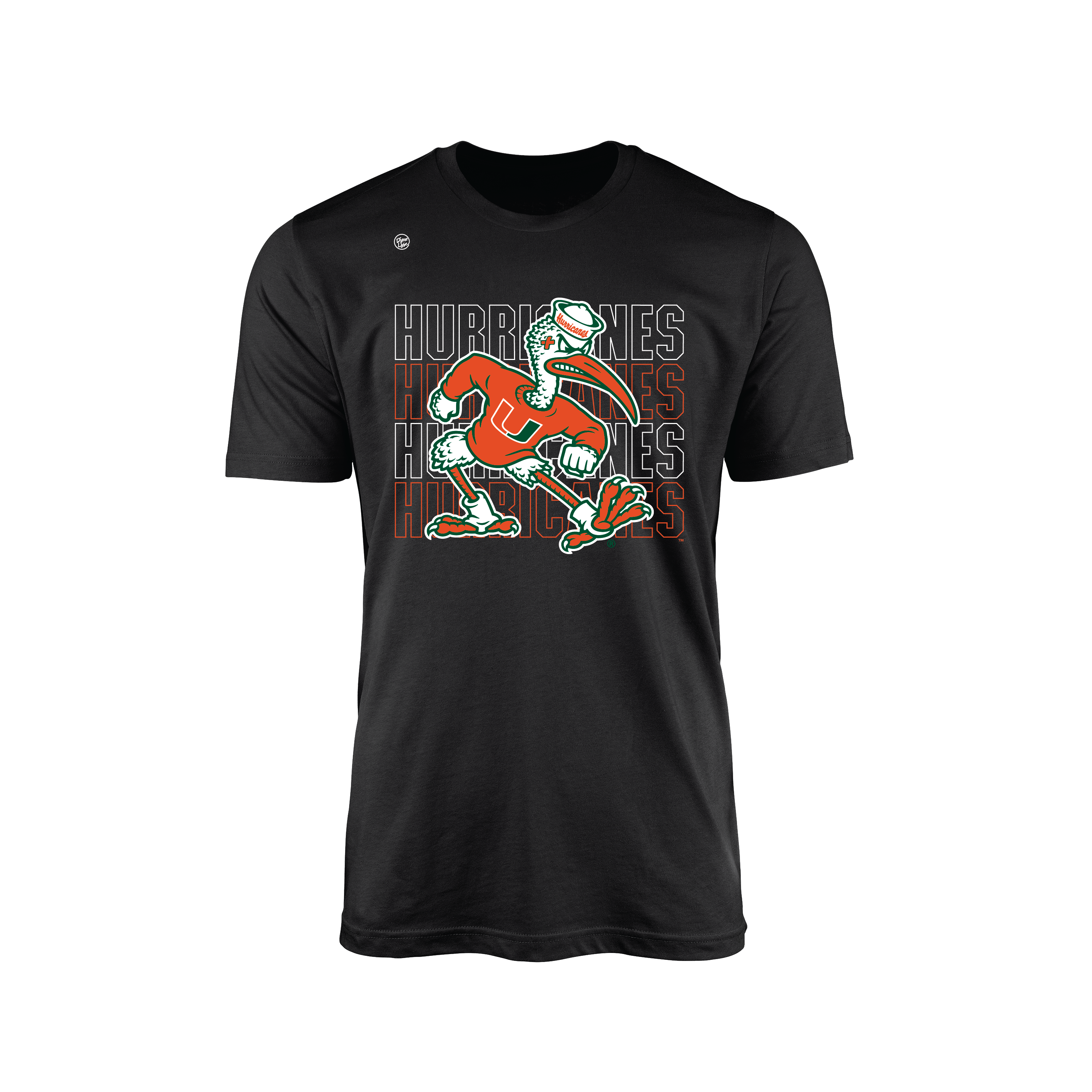Miami Hurricanes Men's Stacked Tee