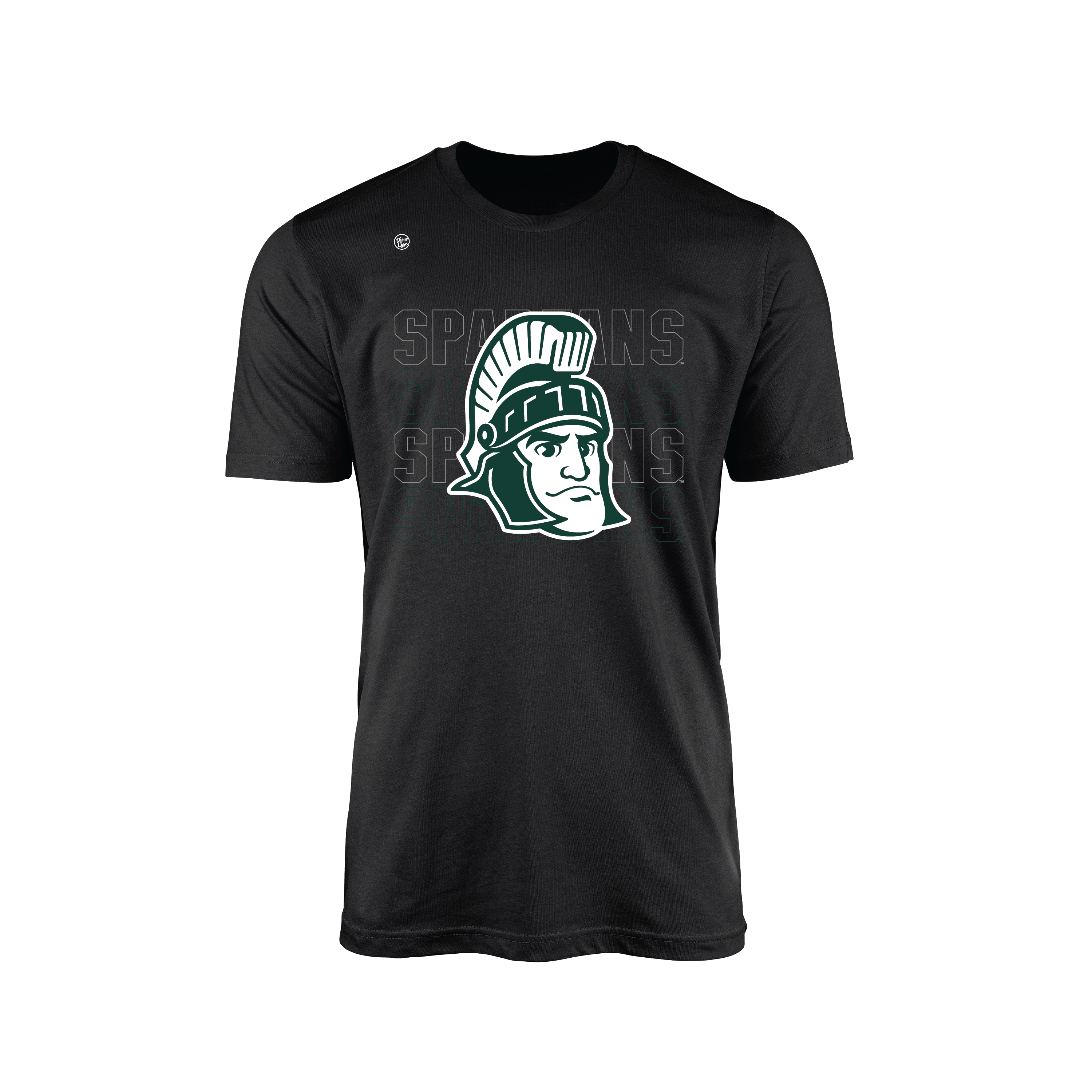 Michigan State Spartans Men's Stacked Tee