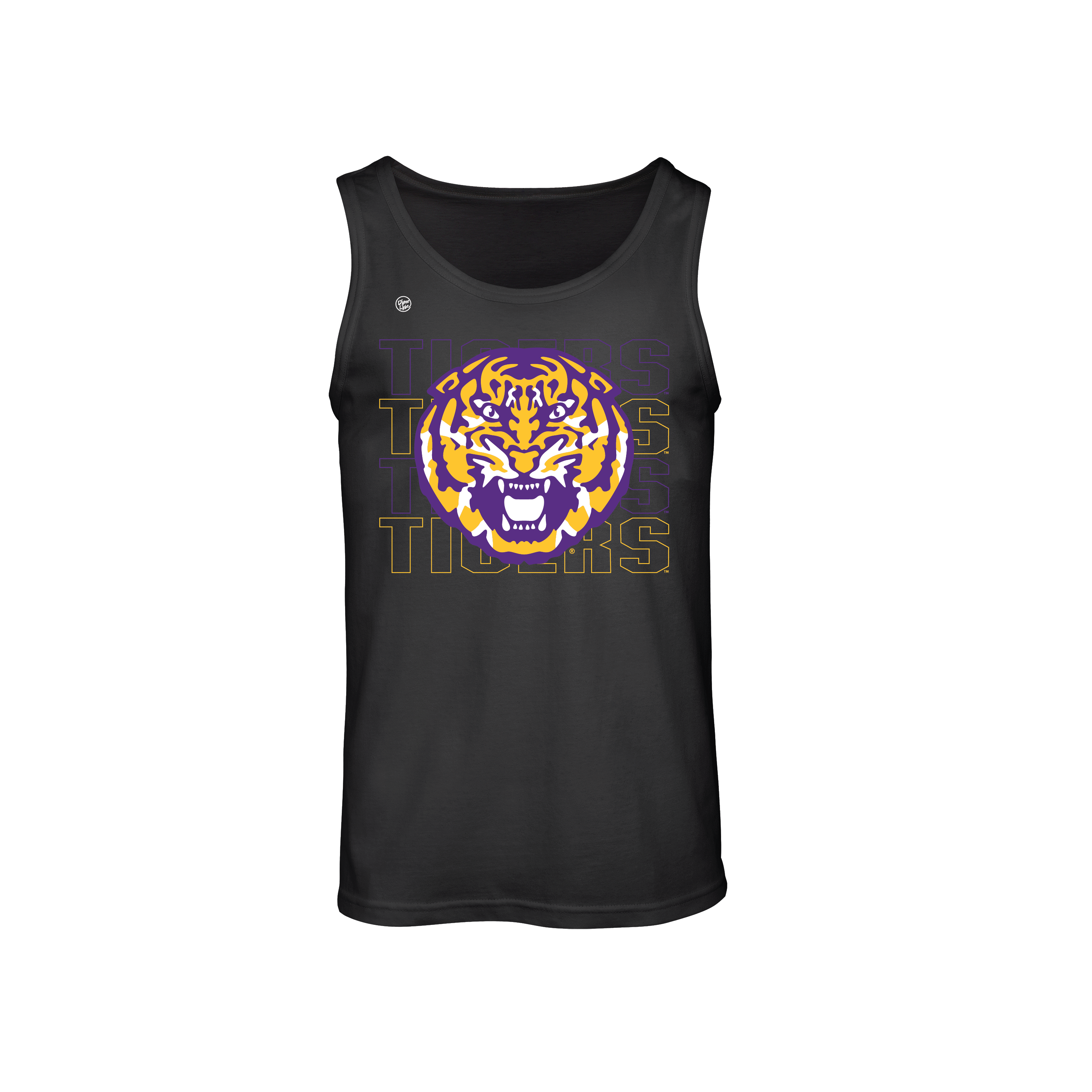 LSU Tigers Men's Stacked Tank