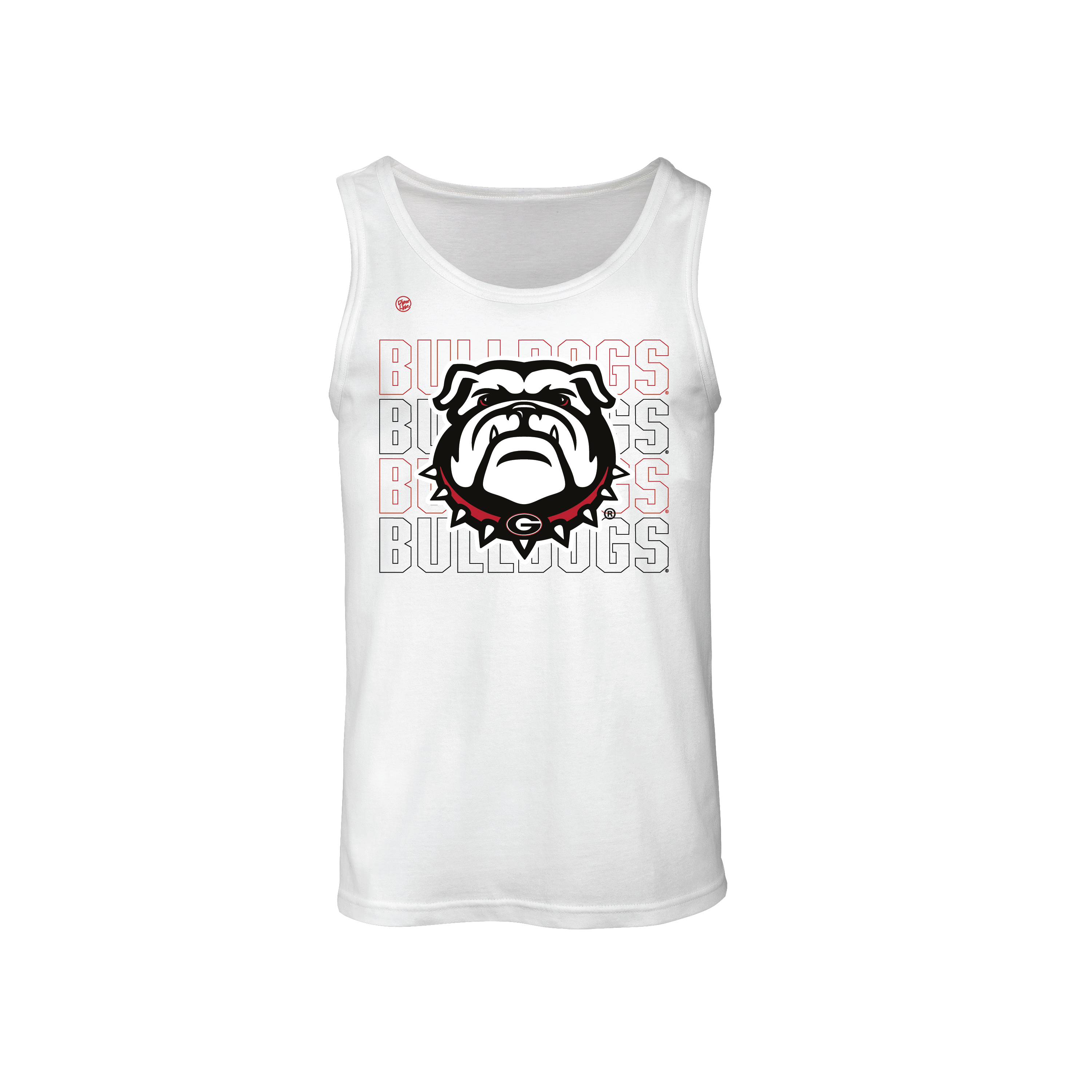 Georgia Bulldogs Men's Stacked Tank