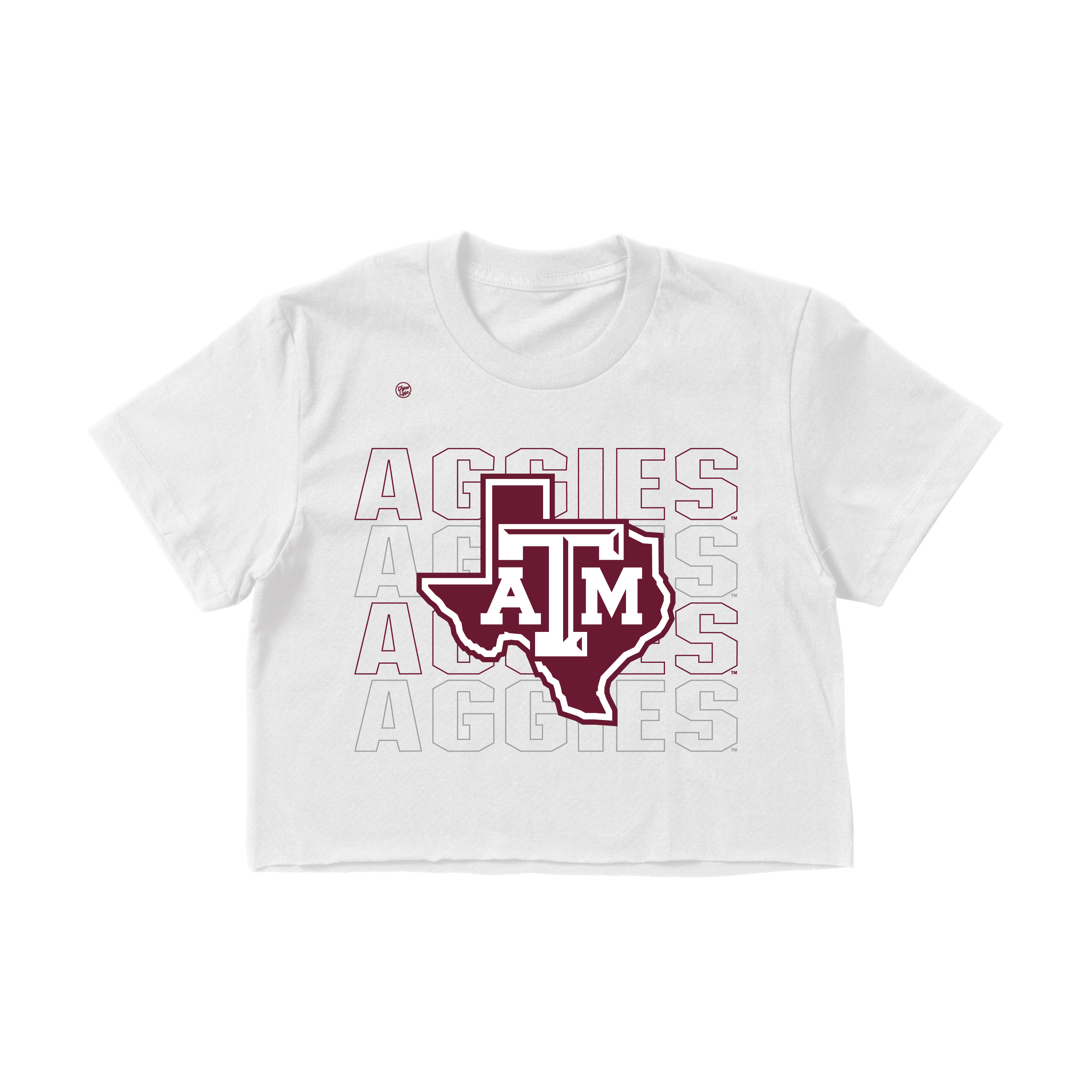 Texas A&M Aggies Women's Stacked Crop