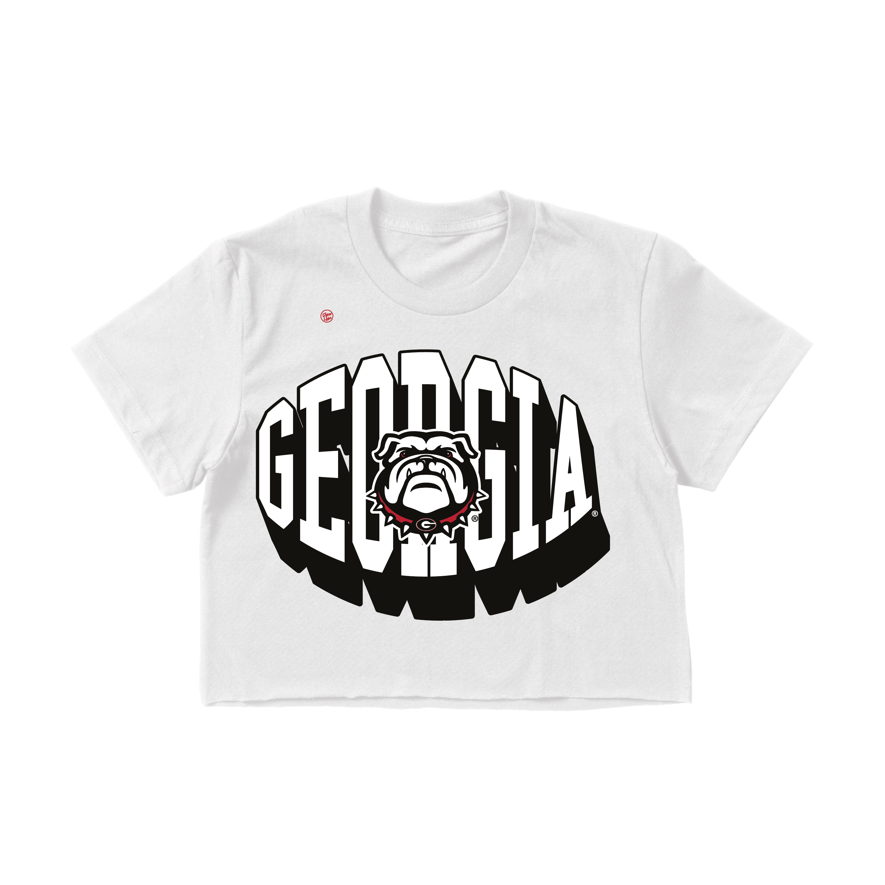Georgia Bulldogs Women's Statement Crop