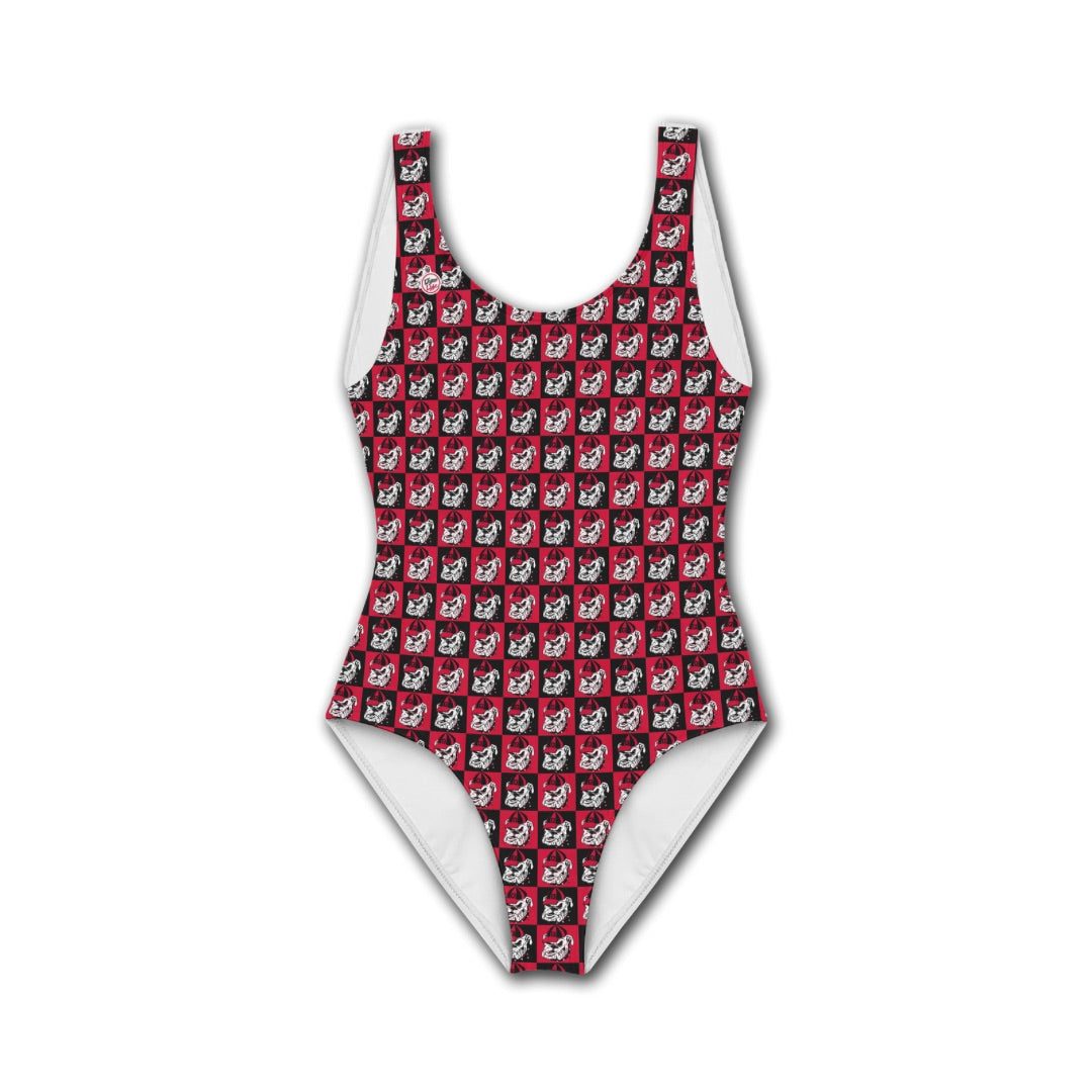 Georgia Bulldogs Women’s Logo Block Swimsuit