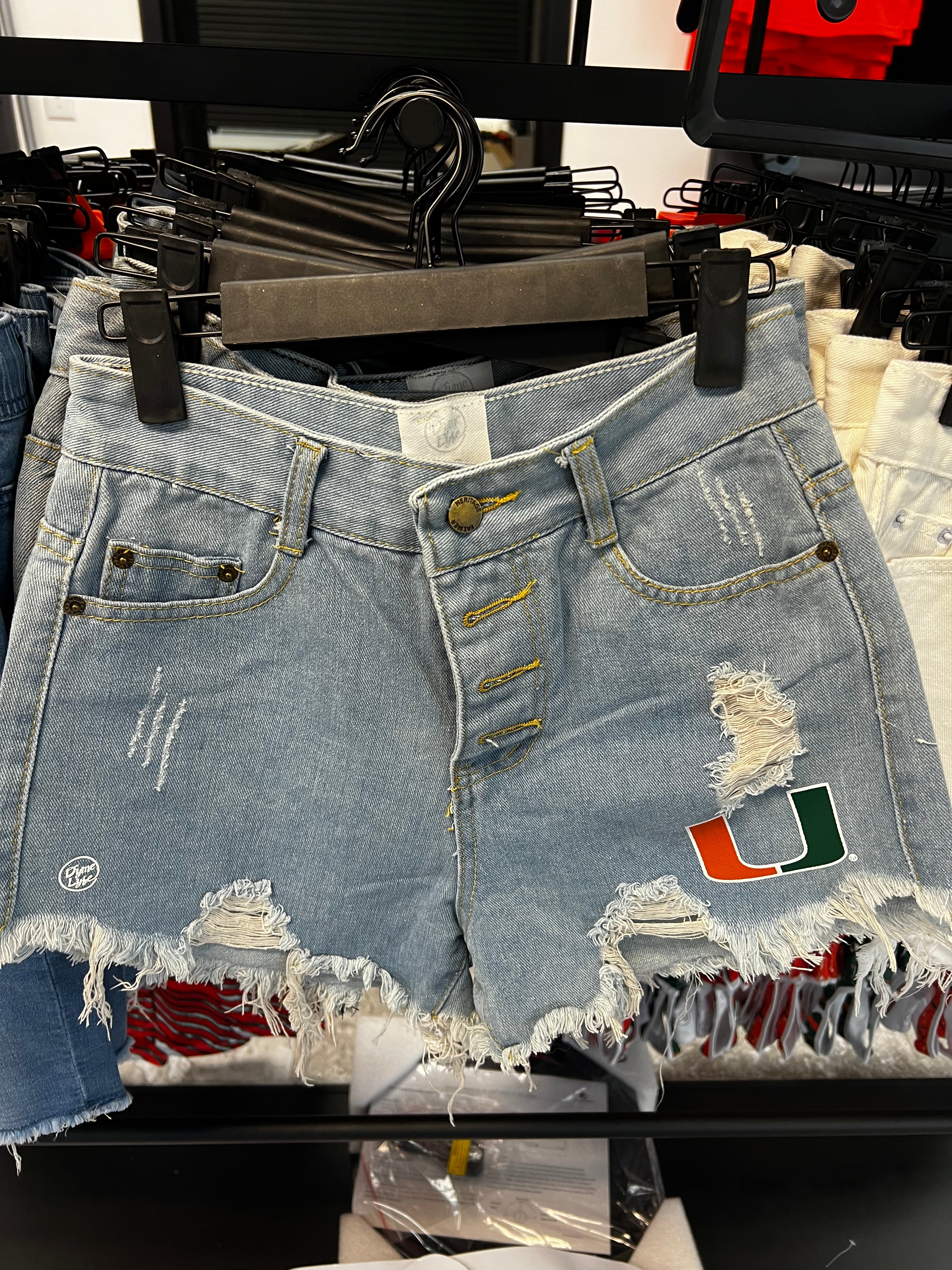 Miami Hurricanes Women's U Jean Shorts