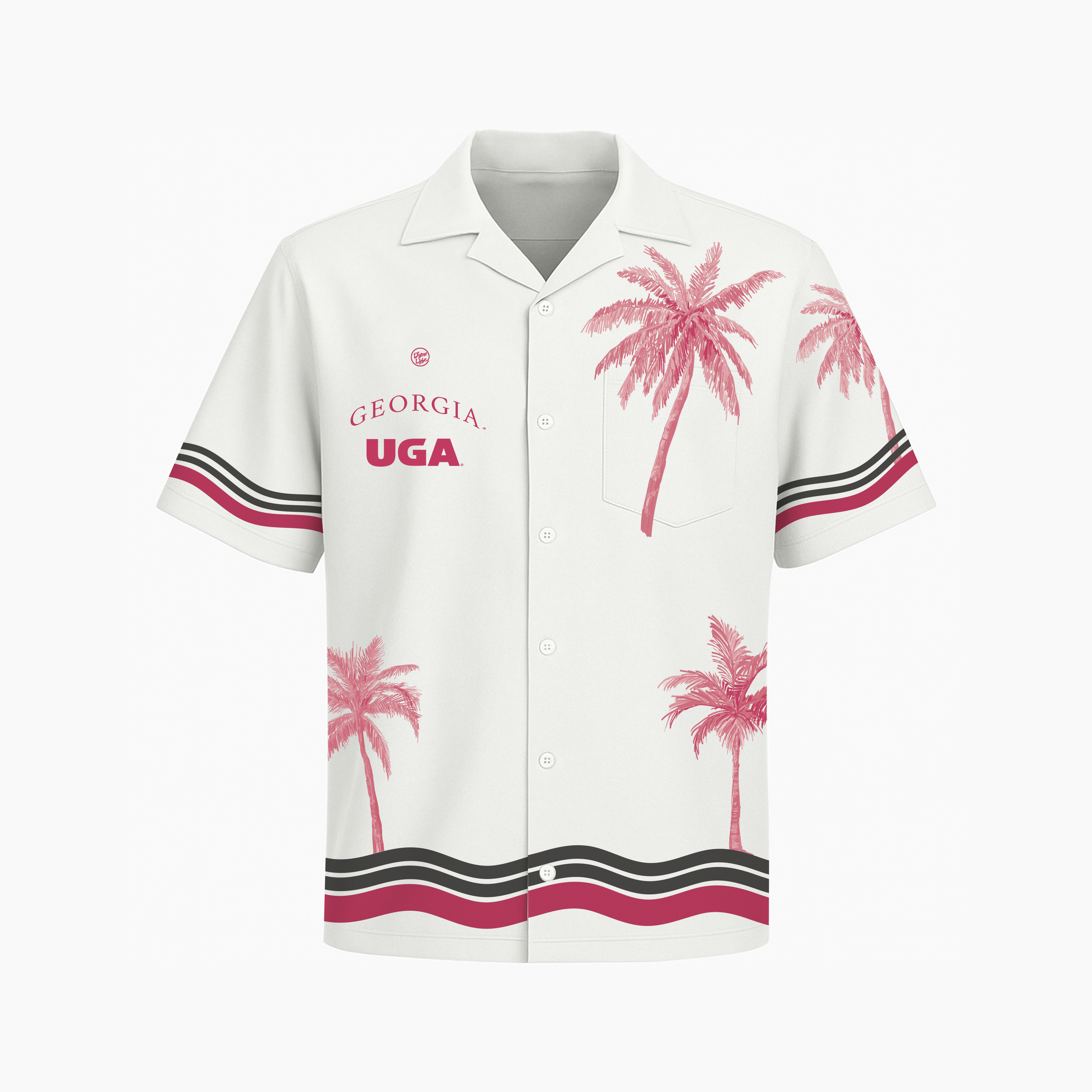 Georgia Bulldogs Men’s Cabana Button Up