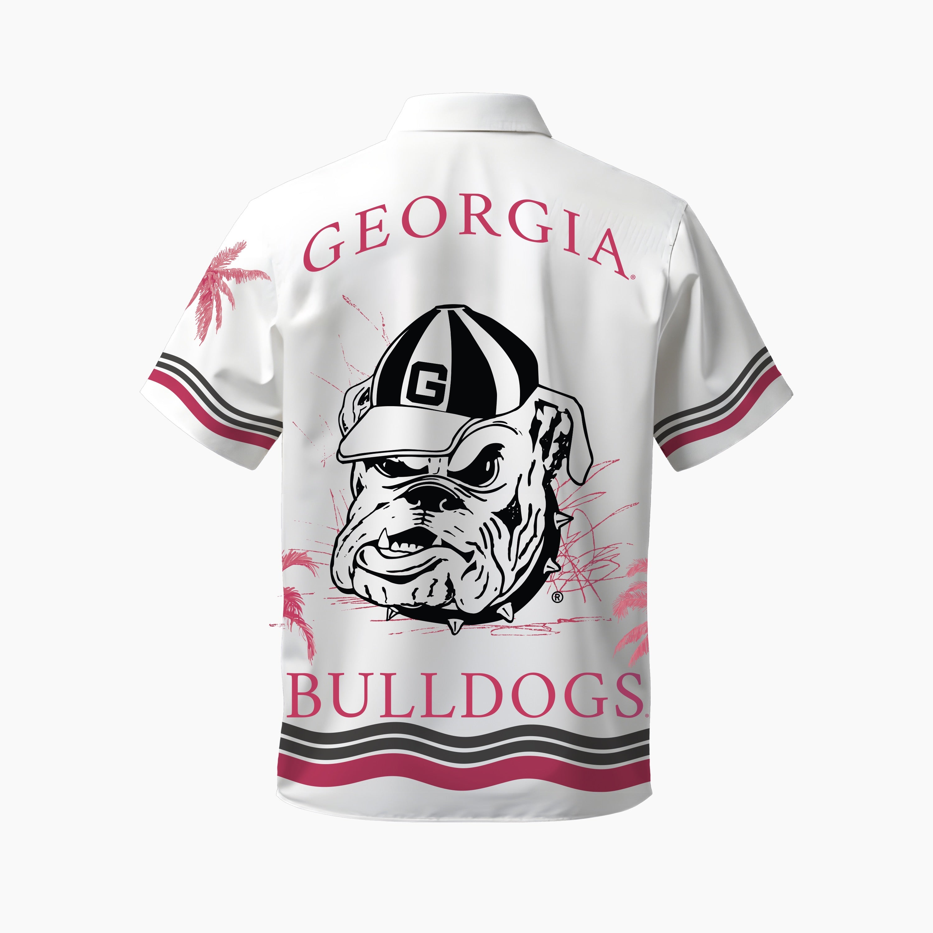 Georgia Bulldogs Men's Cabana Button Up