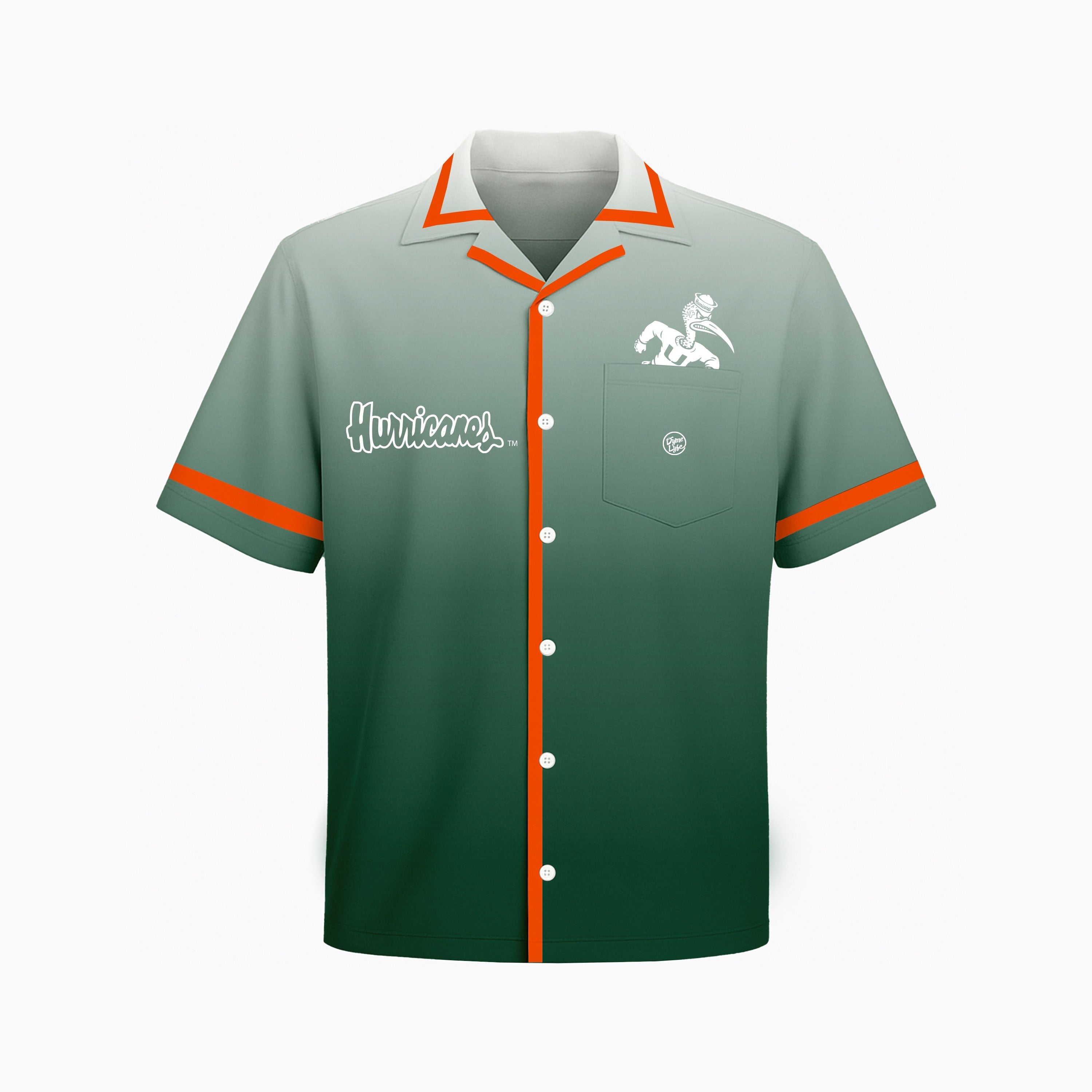 Miami Hurricanes Men's Grove Button Up
