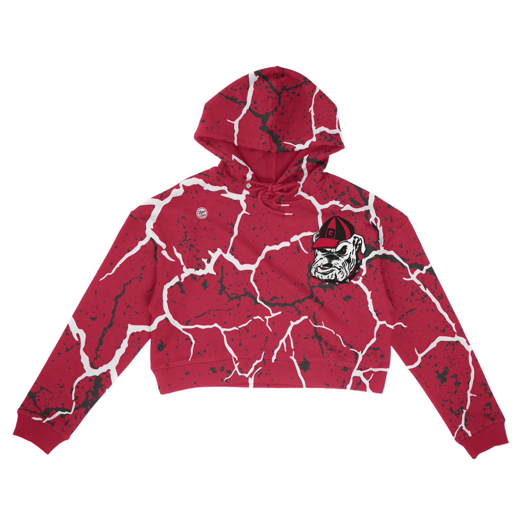 Georgia Bulldogs Women's Storm Crop Hoodie