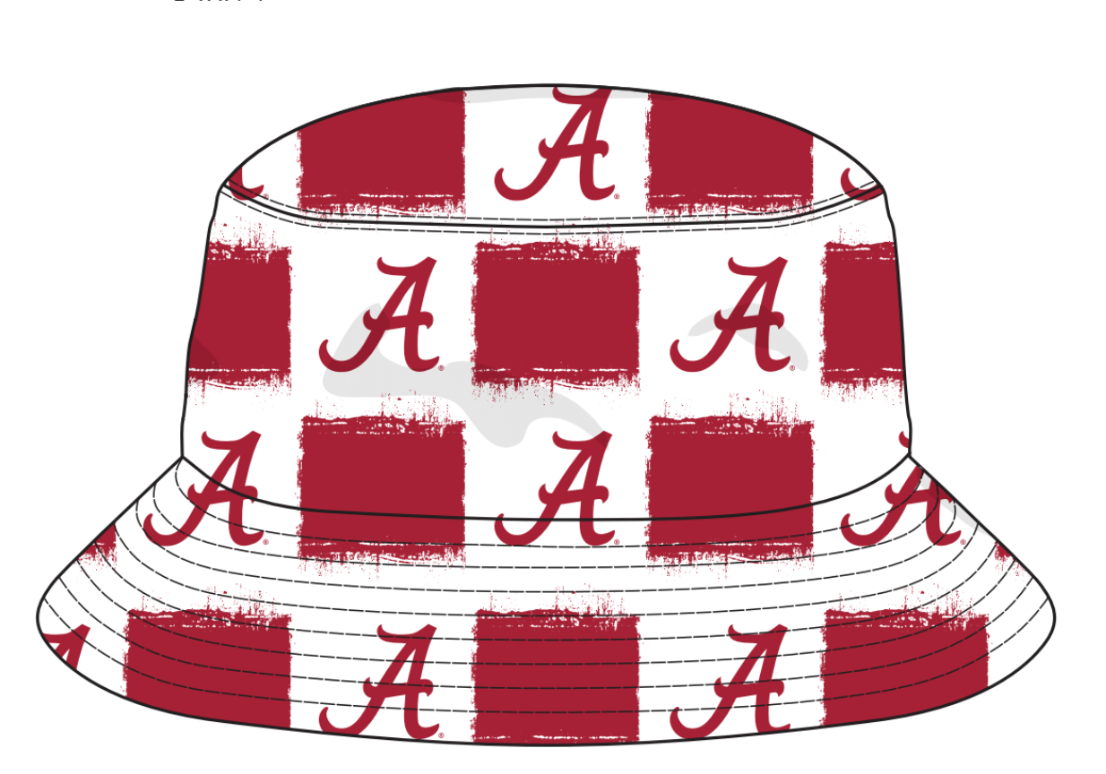 Alabama Crimson Tide Big Block Bucket Hat